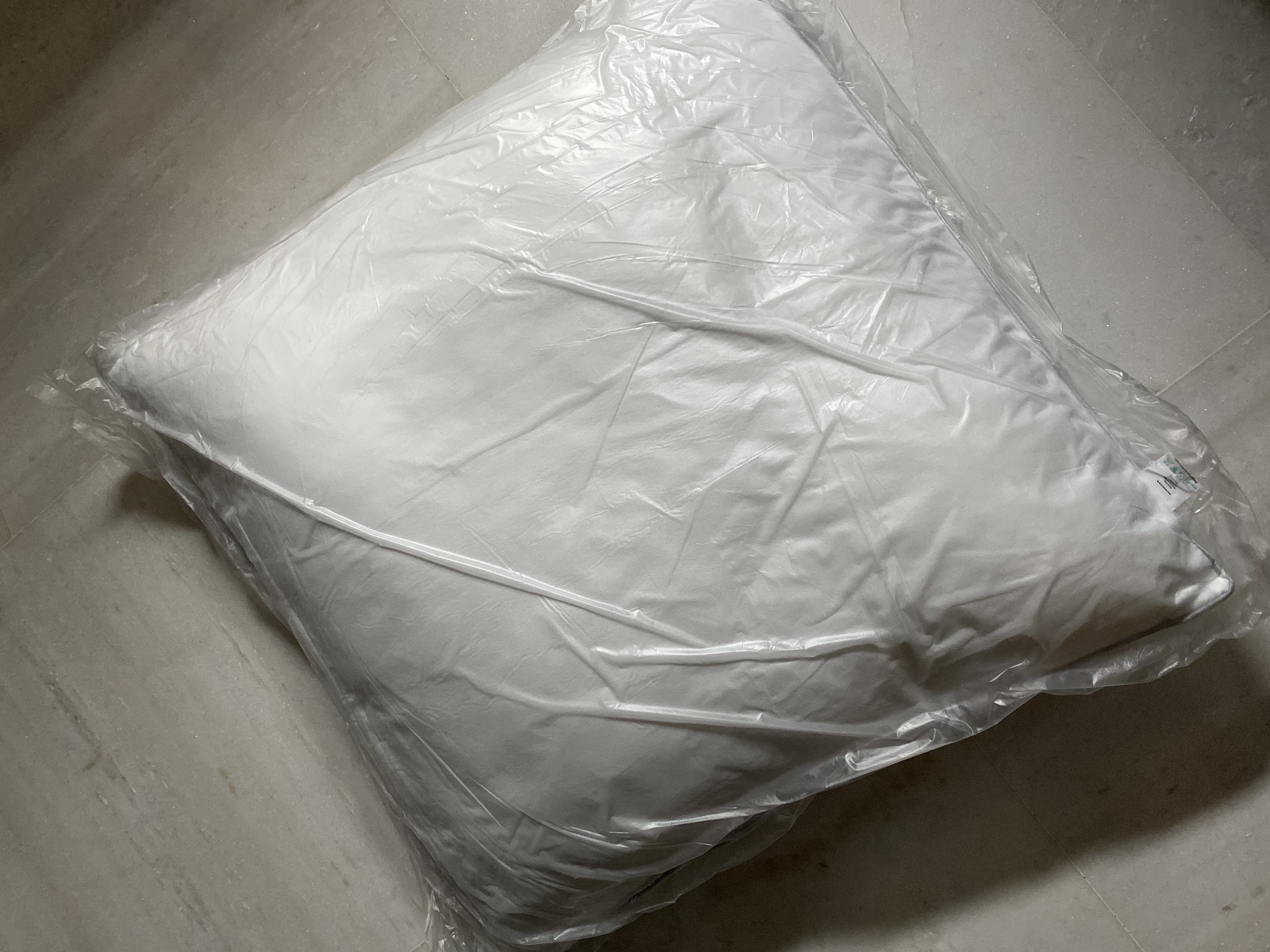 Customer home photo 10: The cushions came in vacuumed packaging. These cushions are fluffy and don’t flatten easily with use. Value for money too.