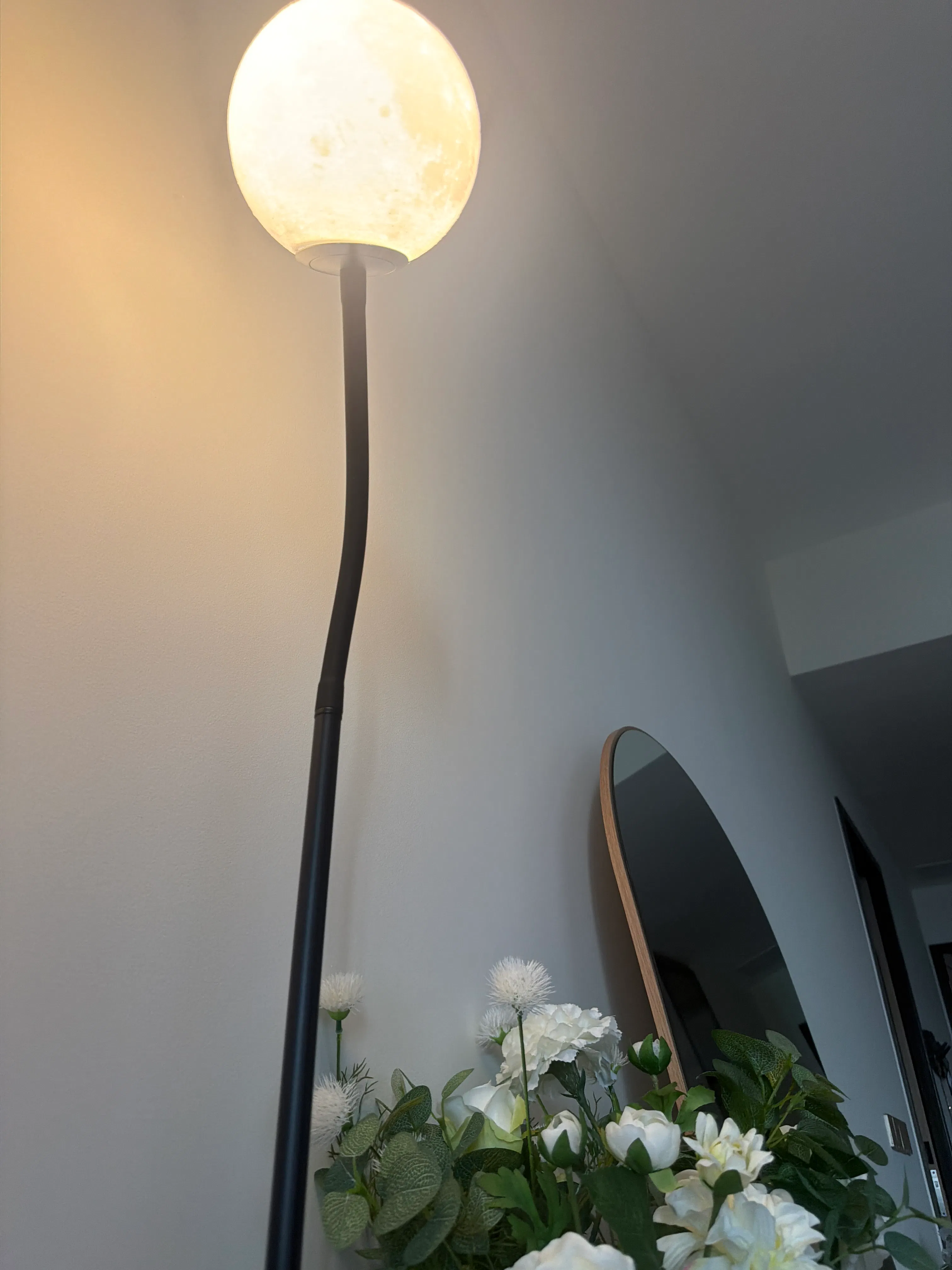 Lune Adjustable Floor Lamp - Black