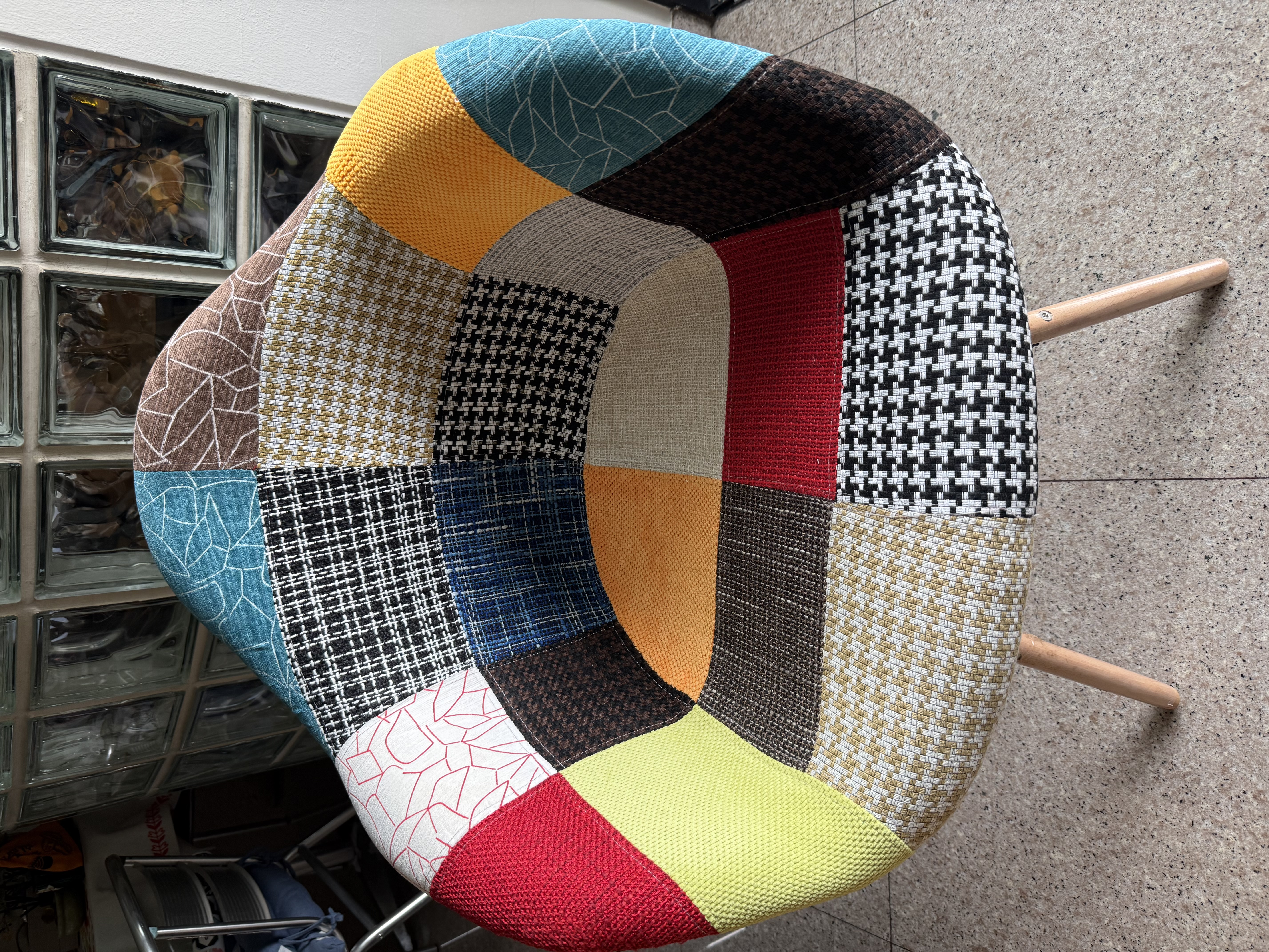 Customer home photo 9: Love this chair. It brightens my living room.