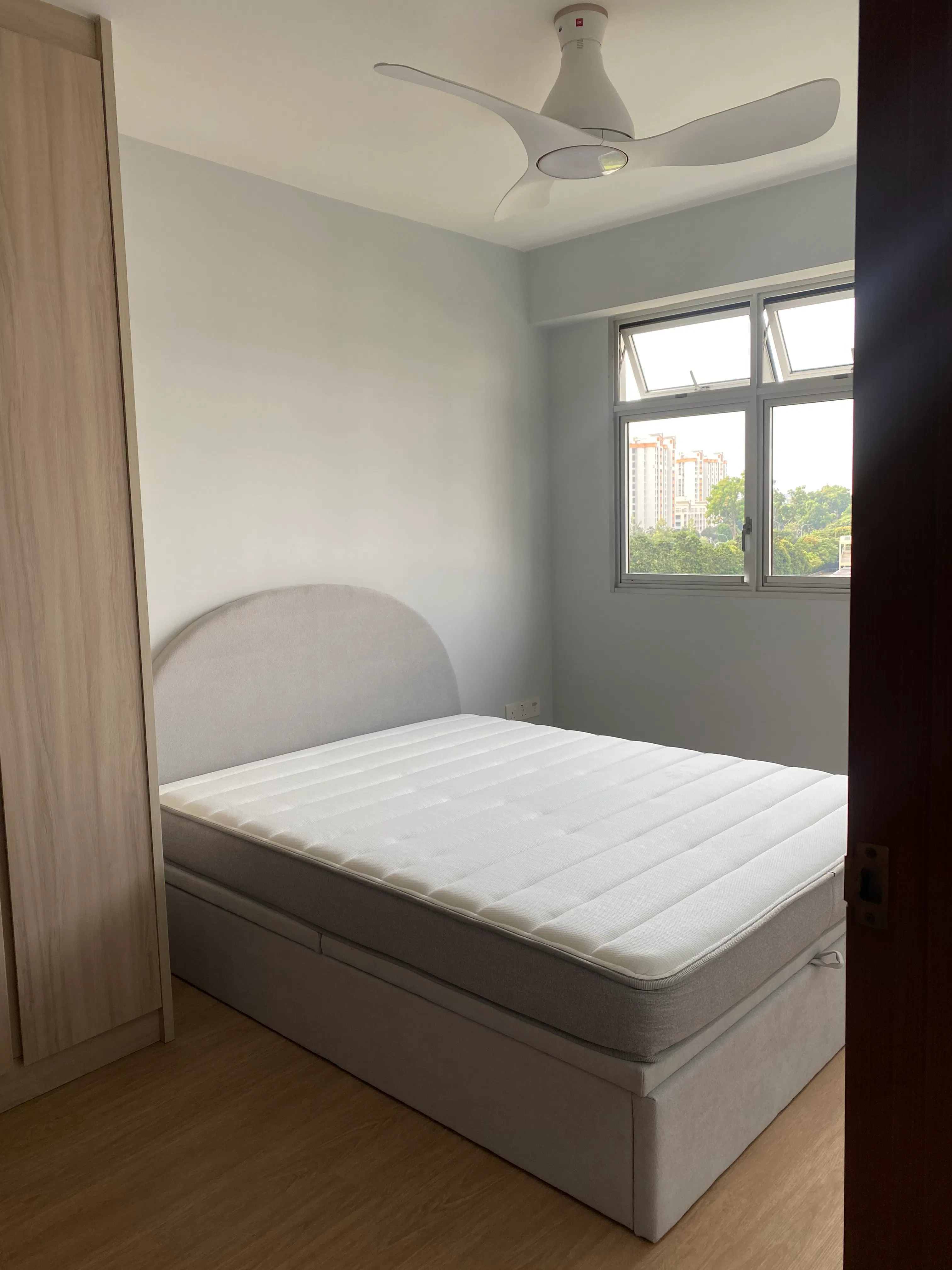 Customer home photo 26: Mattress looks and feels good! Looking forward to good night's rest 🥰