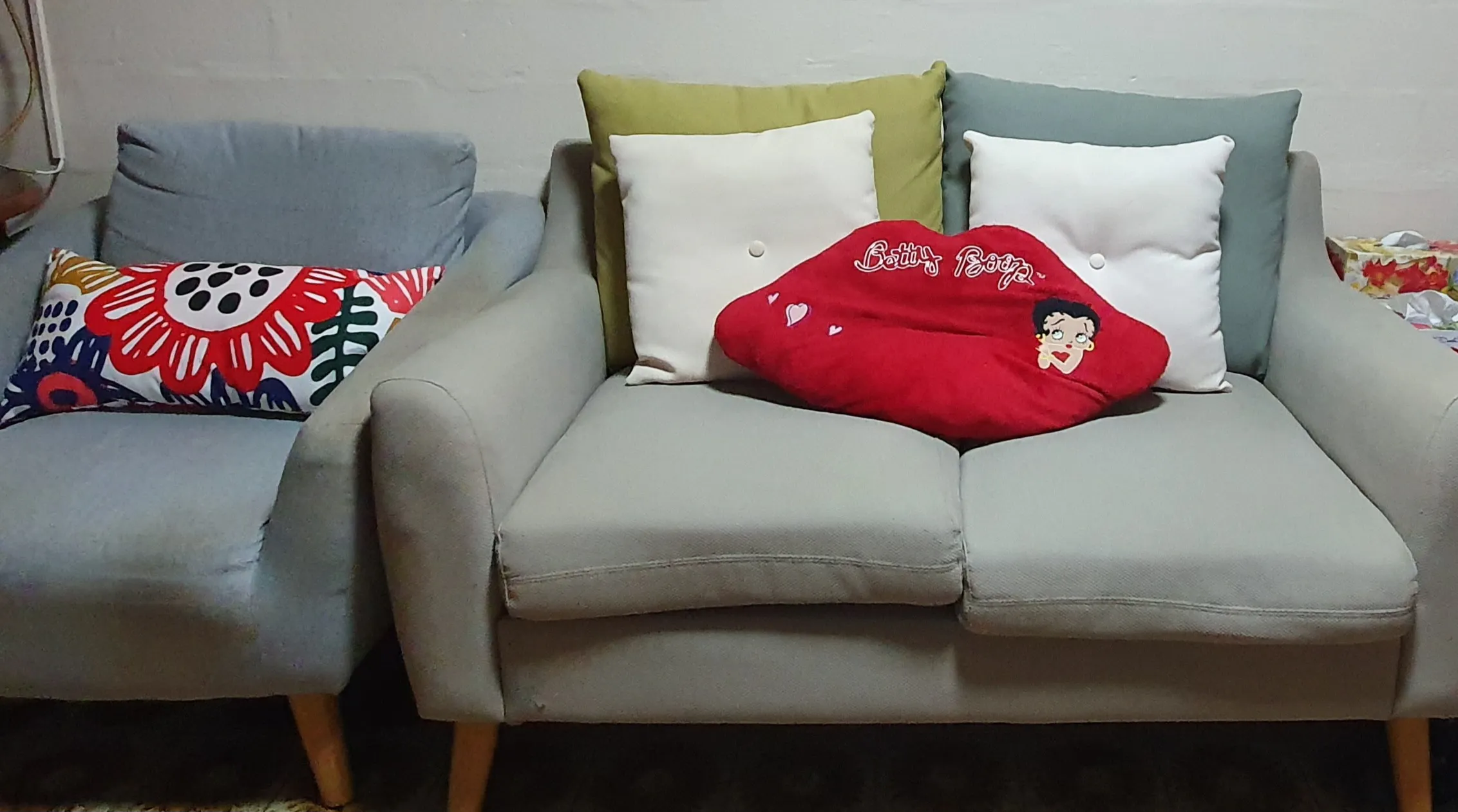Customer home photo 4: Fits into small space and looks nicer and cosy. Pretty comfy too.