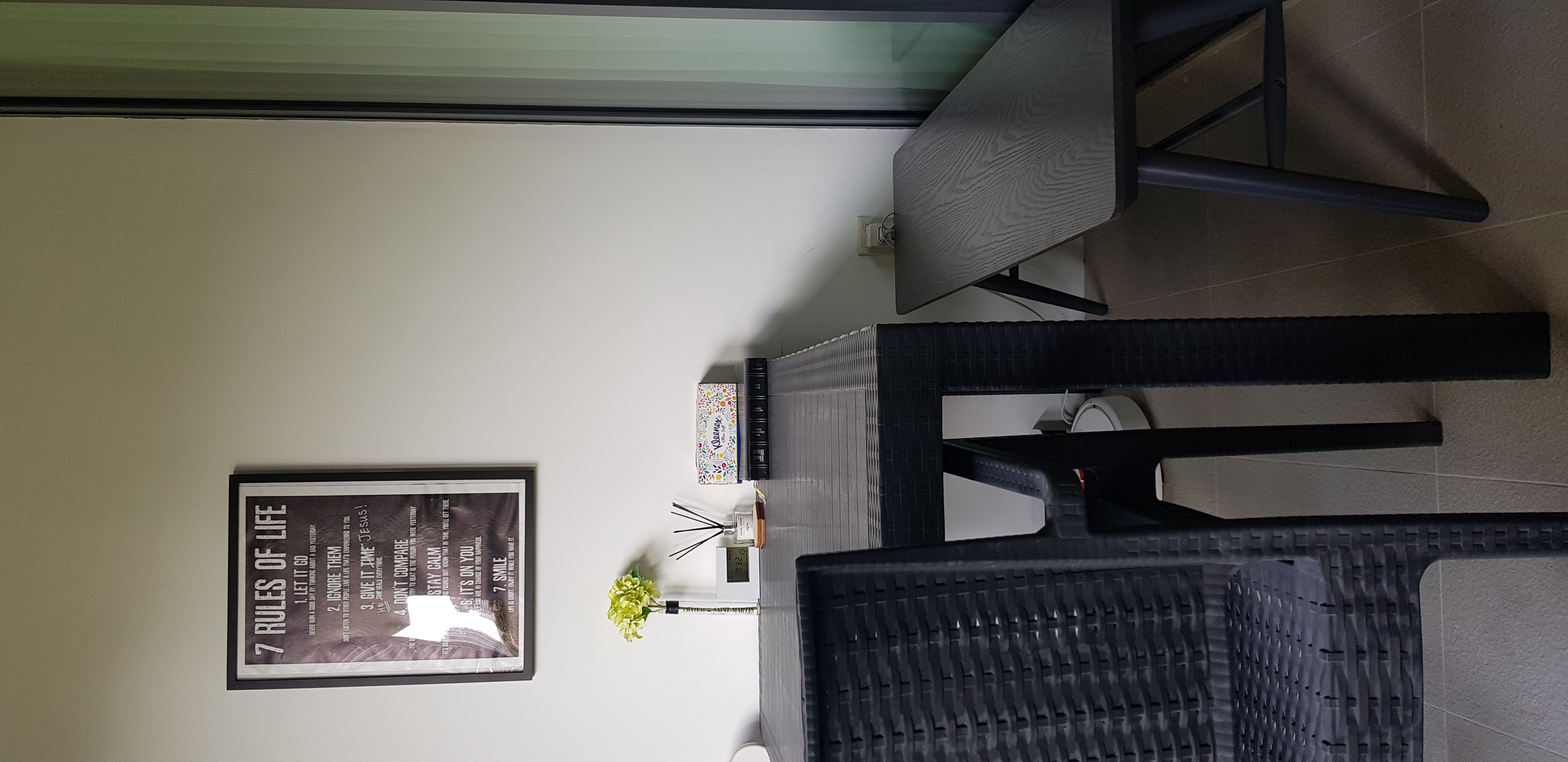 Customer home photo 14: Bench worked beautifully with my balcony dining set :)