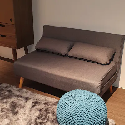 Customer home photo 7: Perfect colour and size, sturdy and comfortable. Love it!