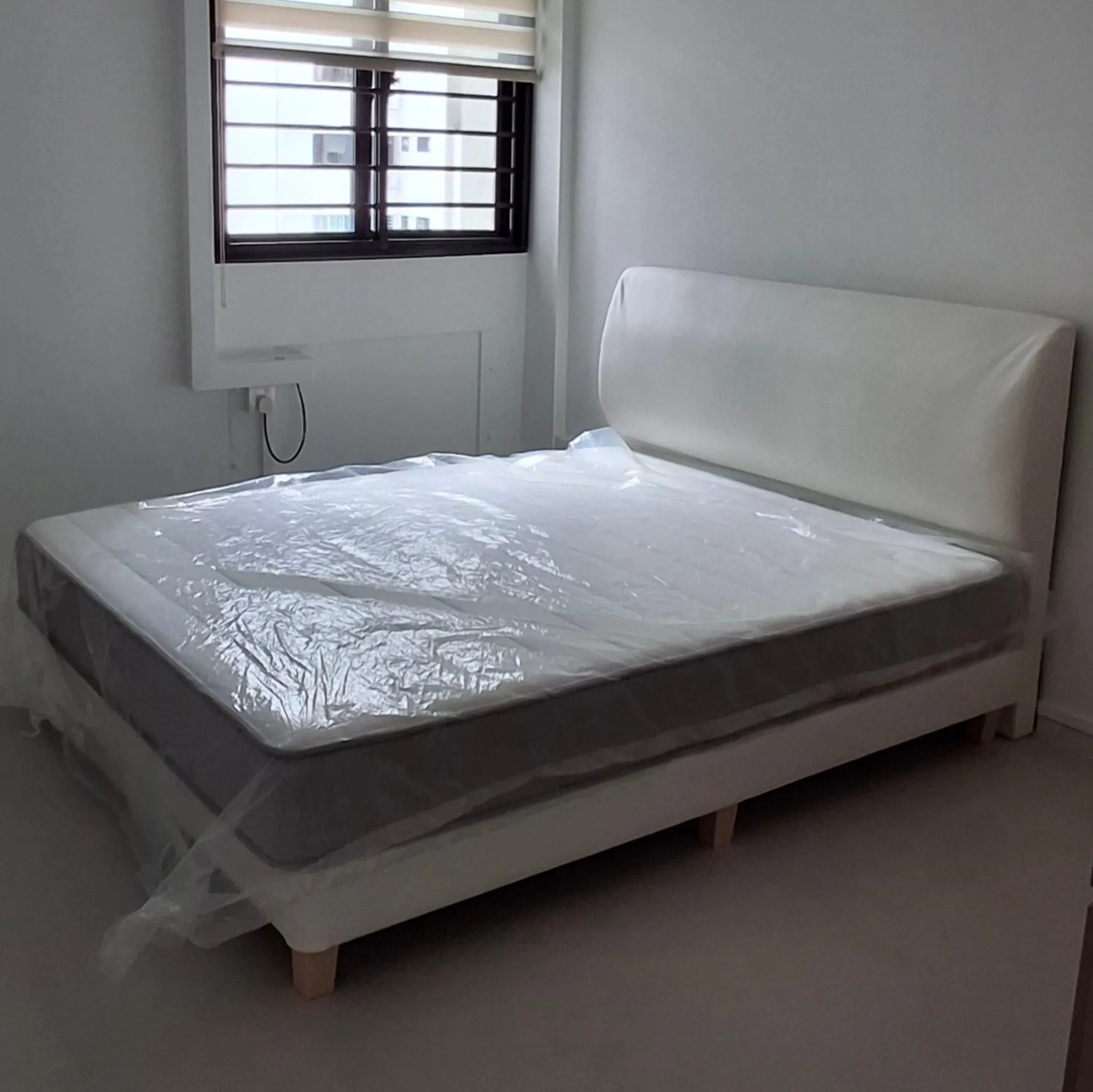 Customer home photo 6: Mattress was comfortable with a medium-firm feel.