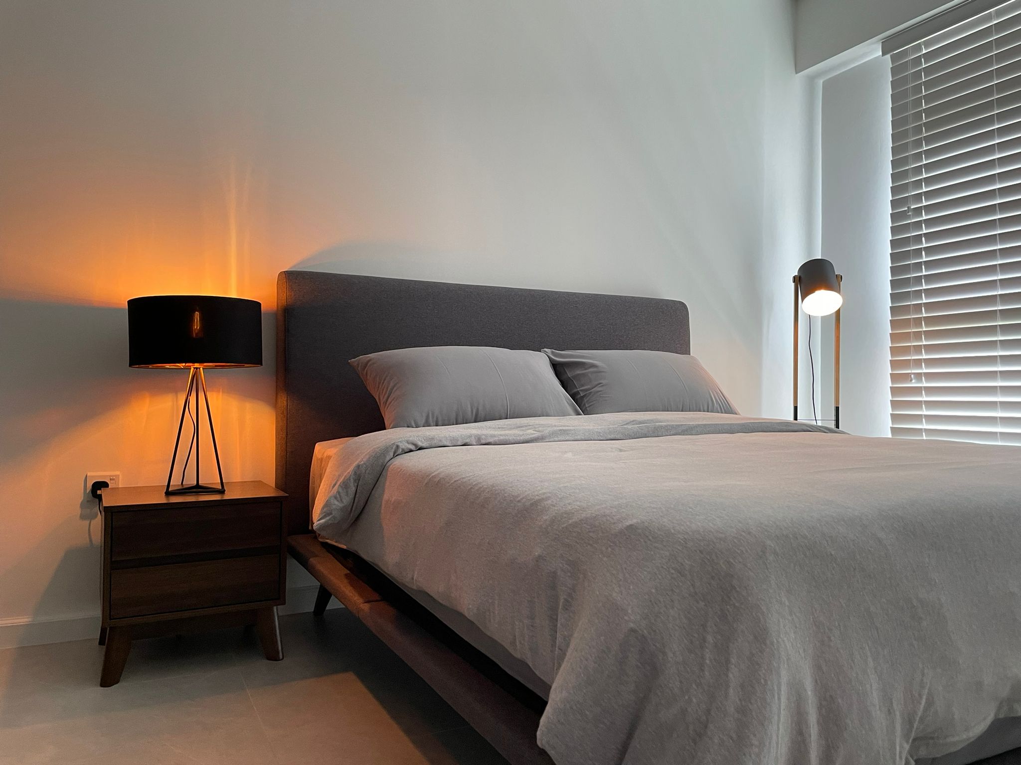 Customer home photo 2: Zoey Table Lamp enlighten the mood ambient for a comfortable feel.