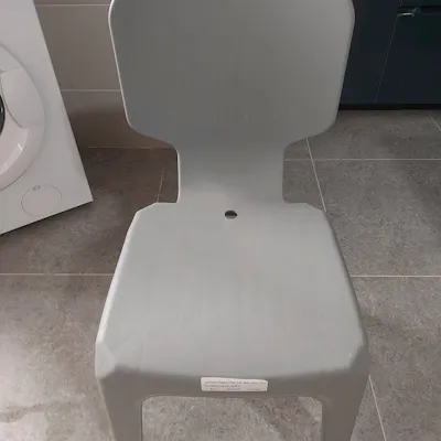 Customer home photo 1: Chair quality is good. No visible issues with the chairs. Overall satisfied.