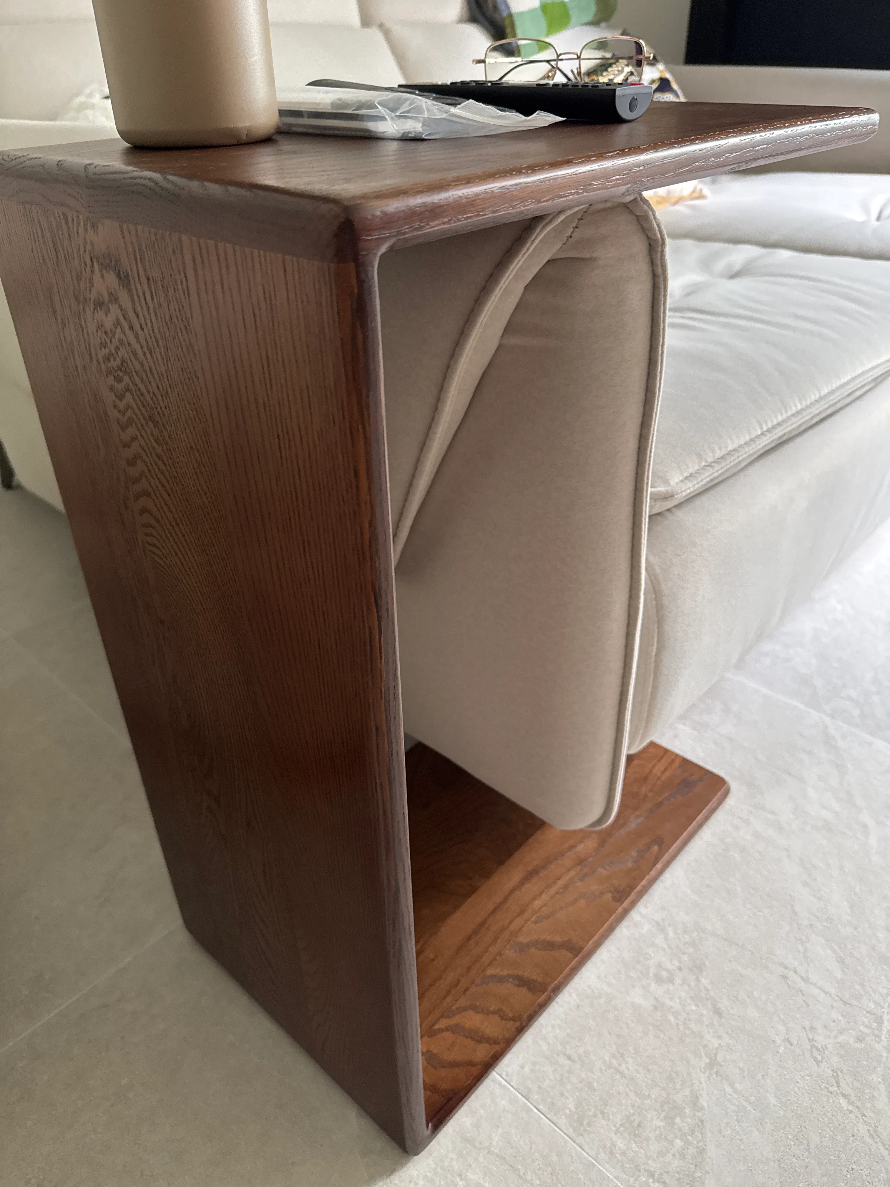 June Carry Side Coffee Table - Walnut