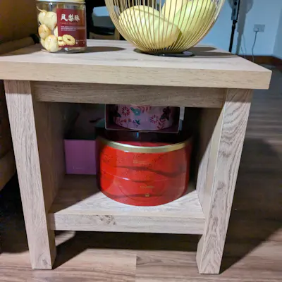 Customer home photo 2: A very good quality side table.
