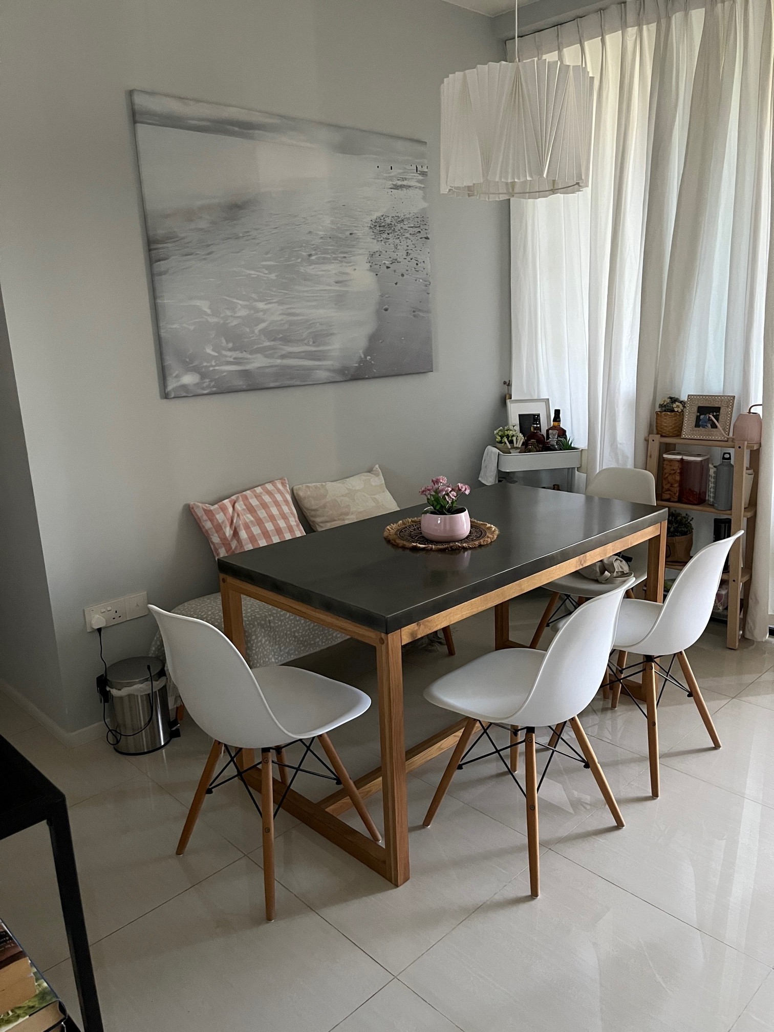 Customer home photo 36: Light and sit comfortably. Design is easy to match with any table design that you have.