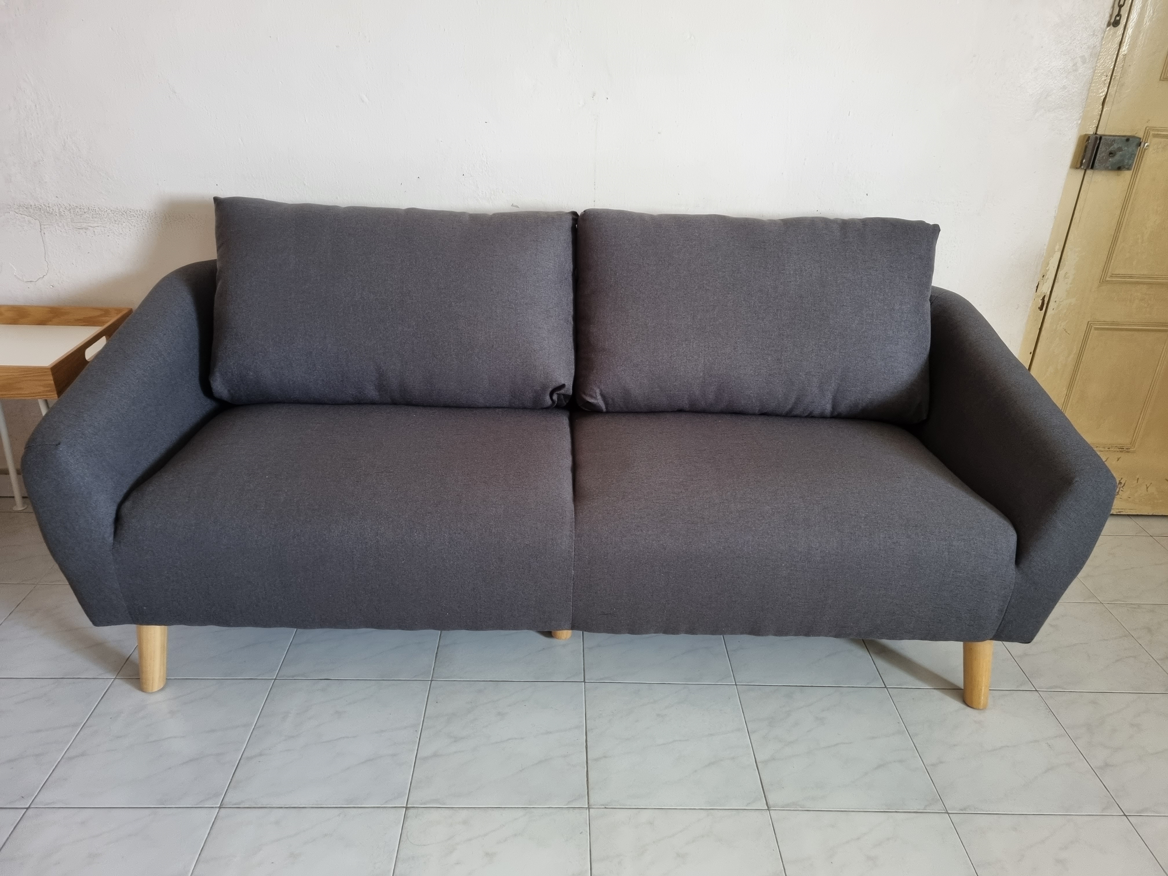 Hana 3 Seater Sofa - Charcoal