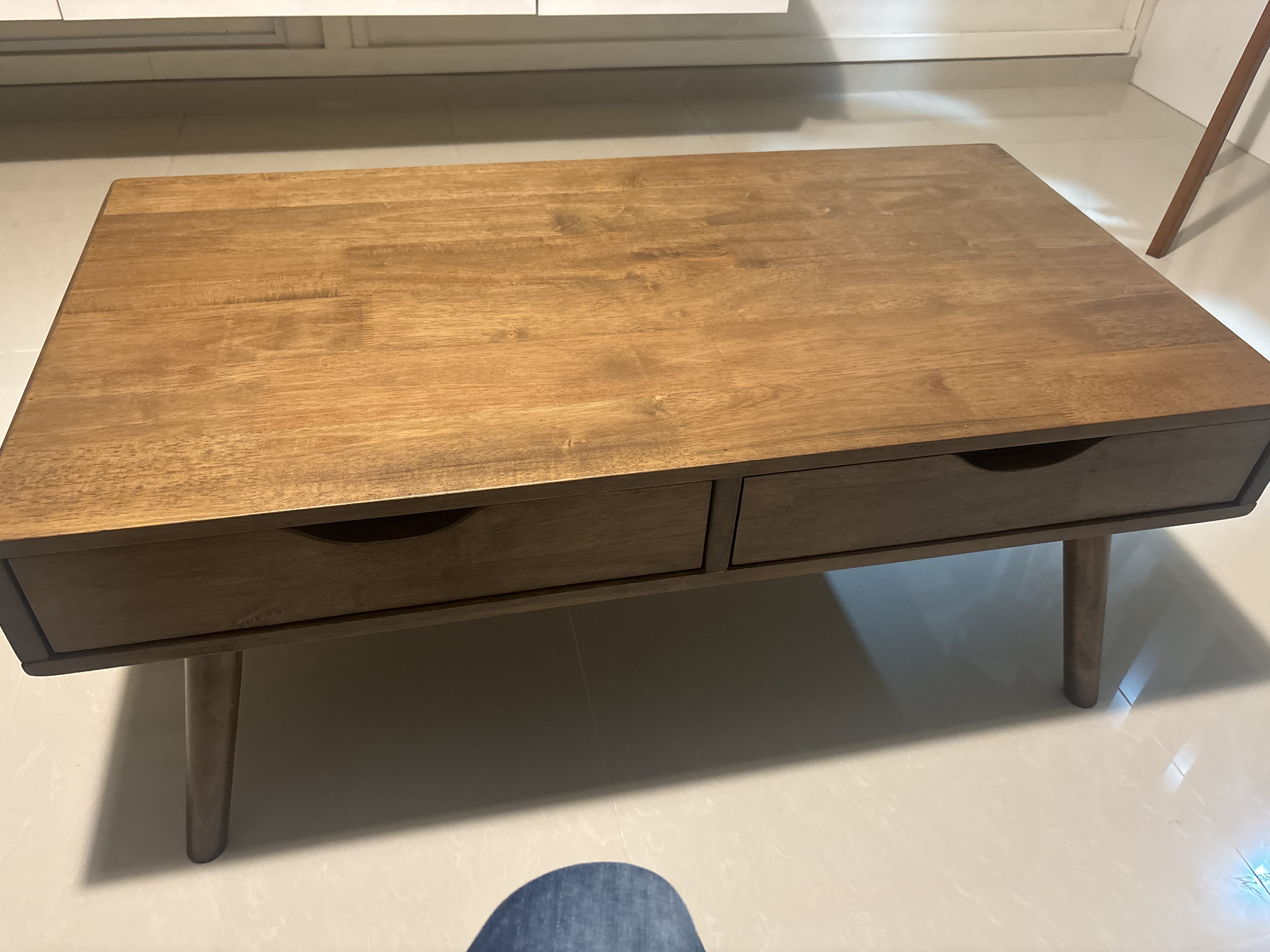 Customer home photo 3: Solid and nice design.
Love the walnut colour