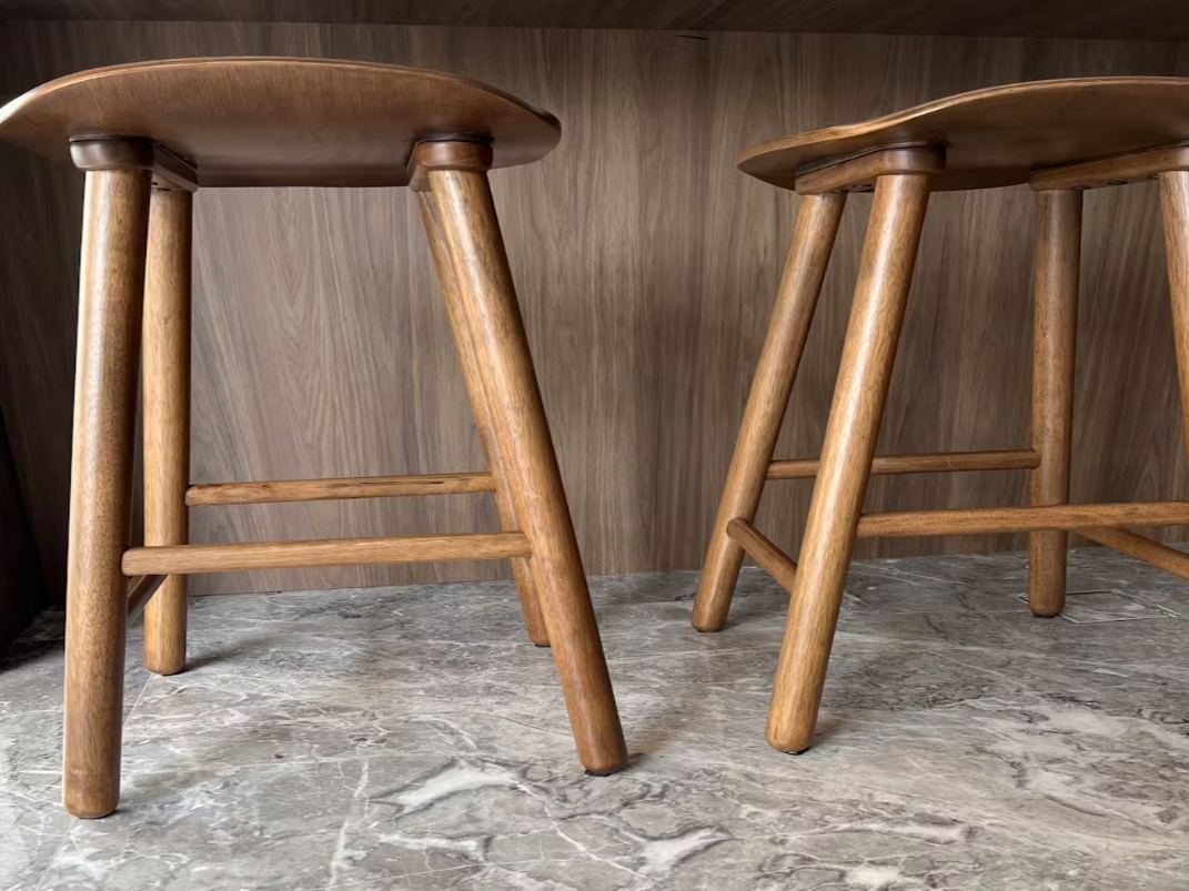 Customer home photo 5: These stools are both good quality and workmanship. Value for money.