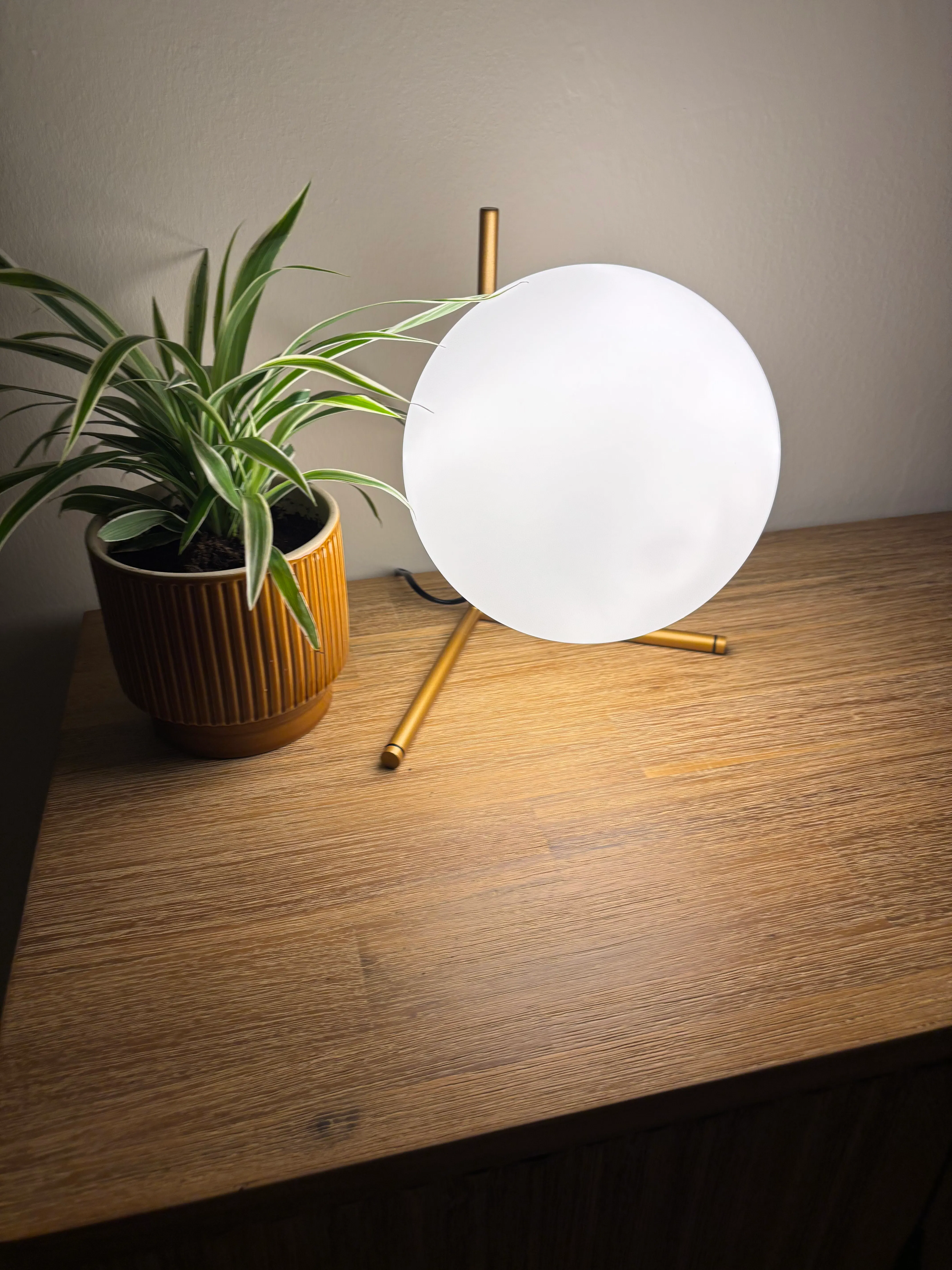 Customer home photo 1: Very unique looking lamp.  Great fit in my dining room.