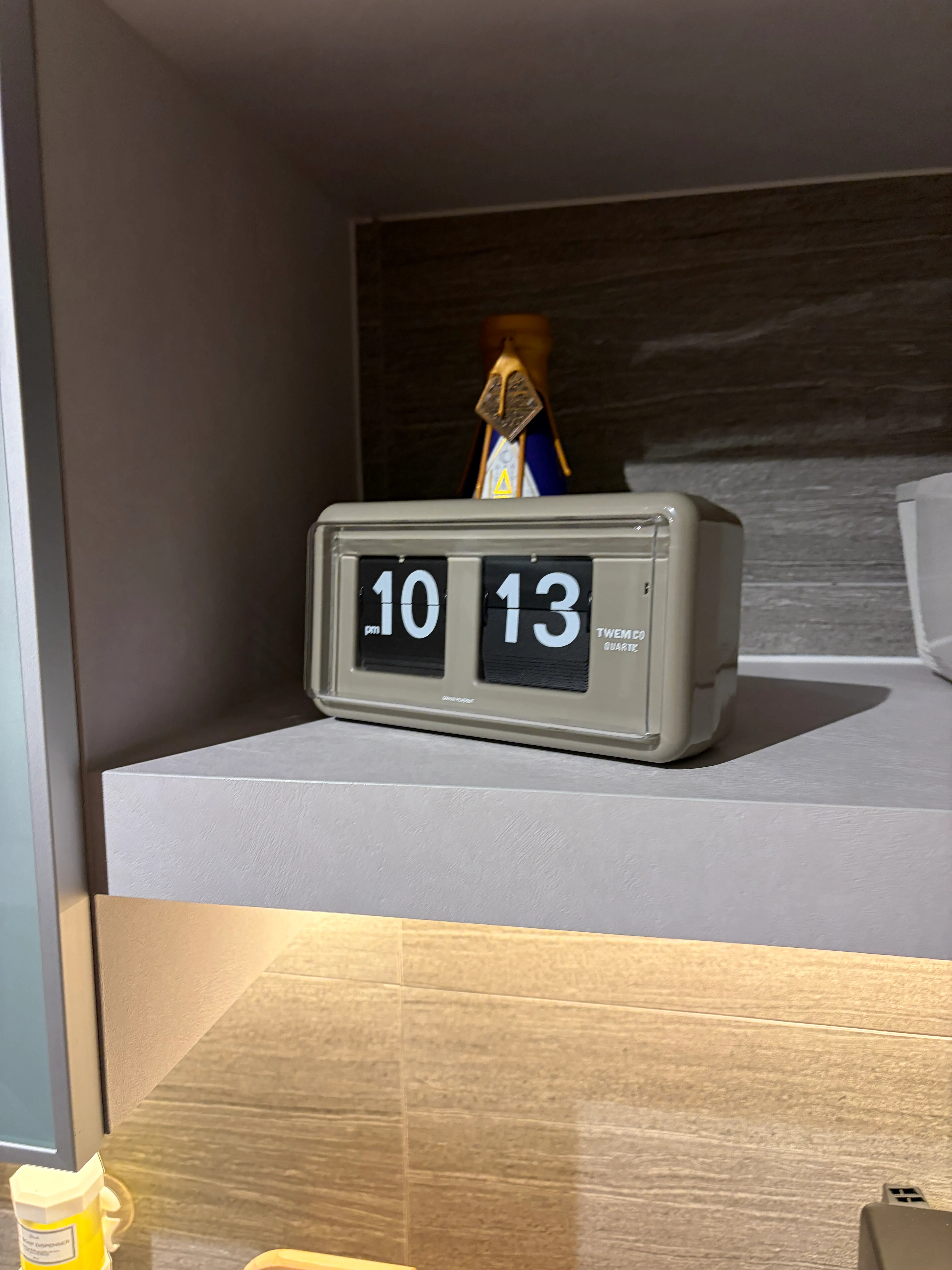 Customer home photo 7: i like the clock for the classic look and how it can fit the space
