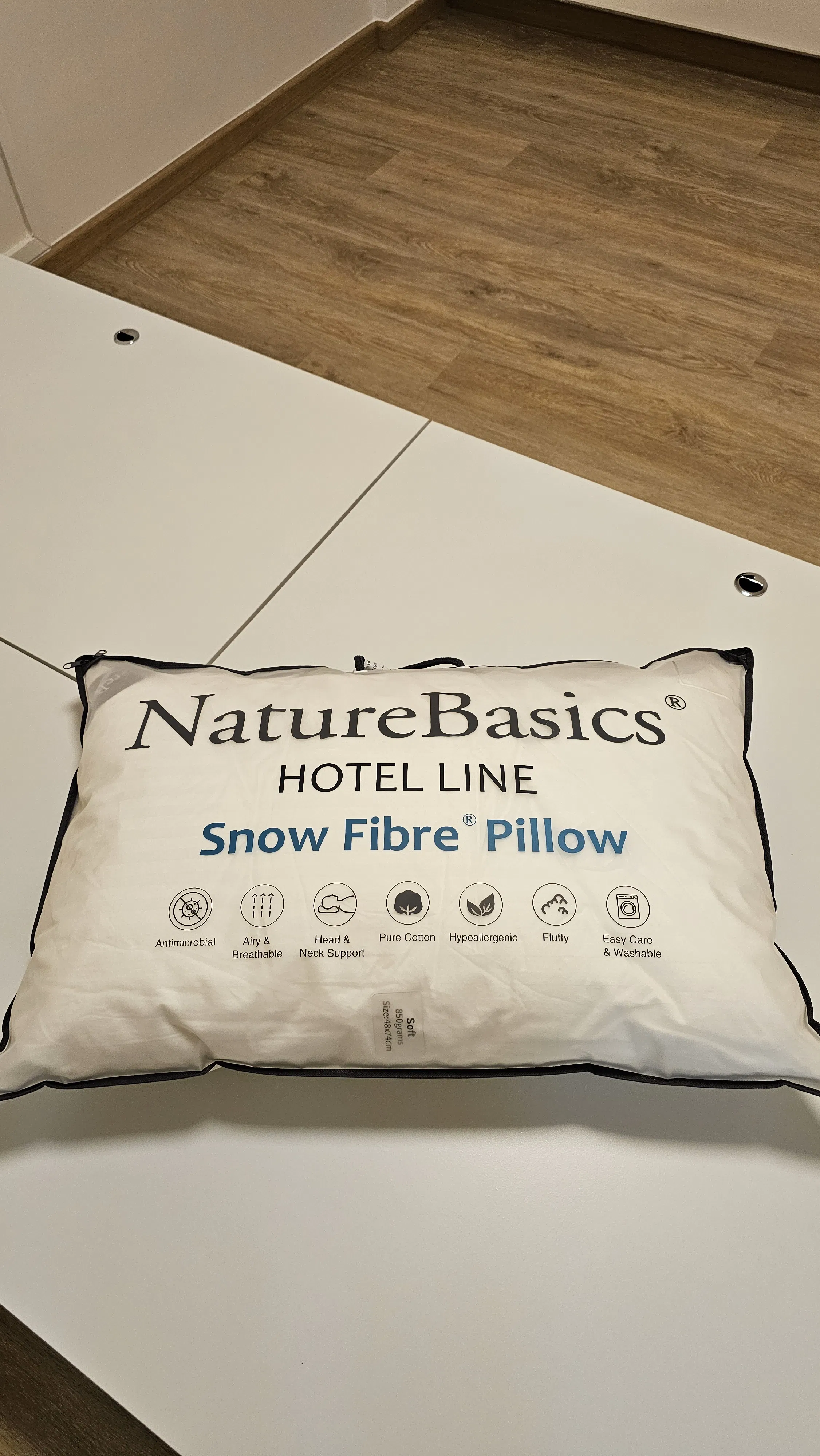 Customer home photo 3: Pillow is really soft and comfy.