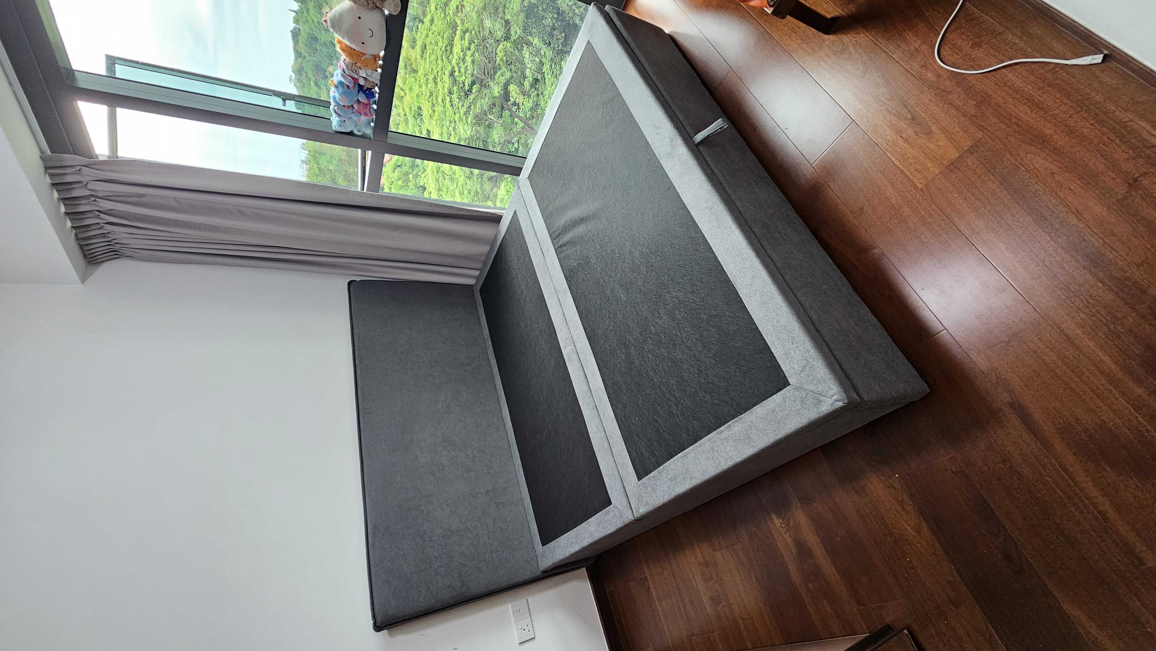 Arthur King Storage Bed - Urban Grey (Fabric)