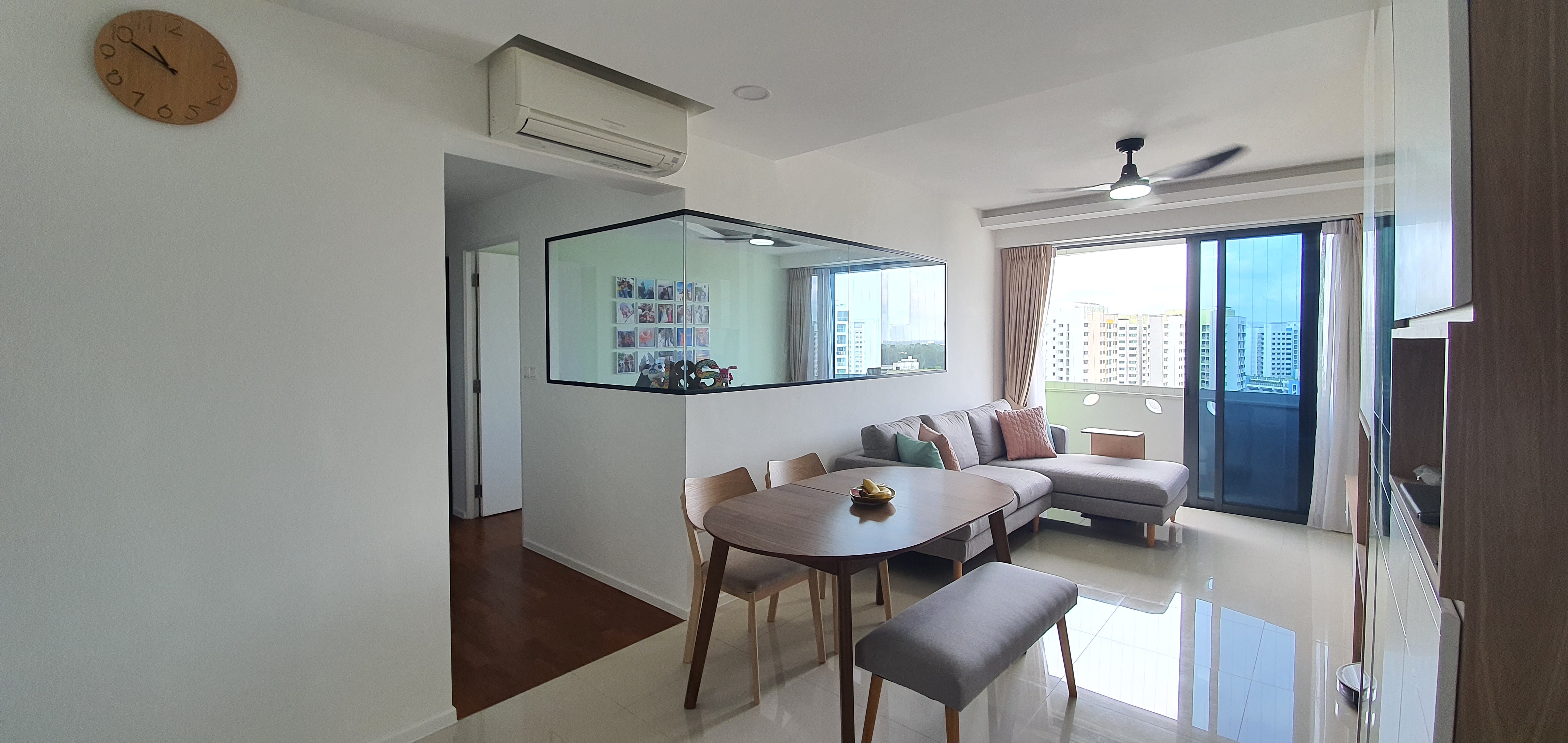 Customer home photo 6: I love how compact this table is yet very functional at the same time.