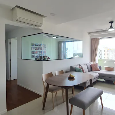 Customer home photo 6: I love how compact this table is yet very functional at the same time.