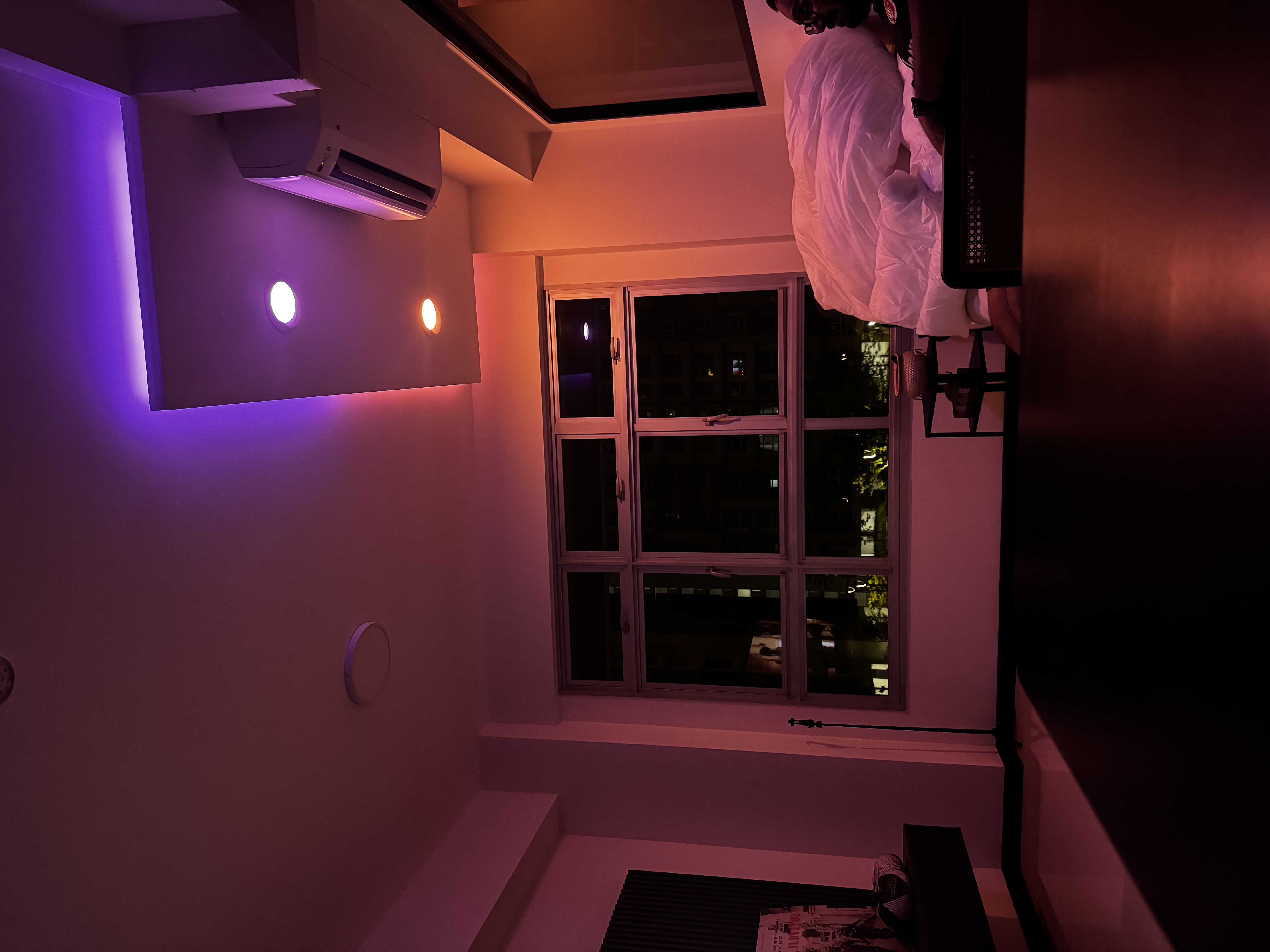 Customer home photo 1: I love that it adds so much ambience to my home and I can switch it up anytime I want for any kind of mood!!!  Gonna change my dining ones to hue soon too!!!!