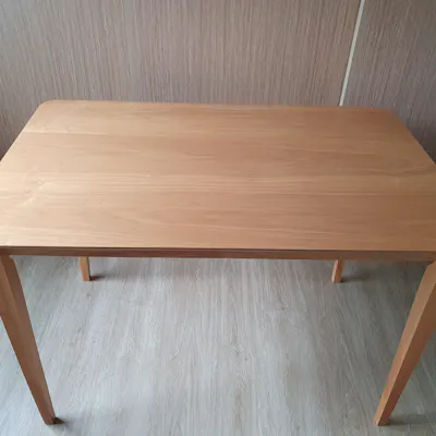 Customer home photo 23: This is my 2nd purchase. The table looks good. Price is reasonable. Great shopping experience, Kian Seng is helpful and professional. Delivery service was good and friendly. Happy purchase.