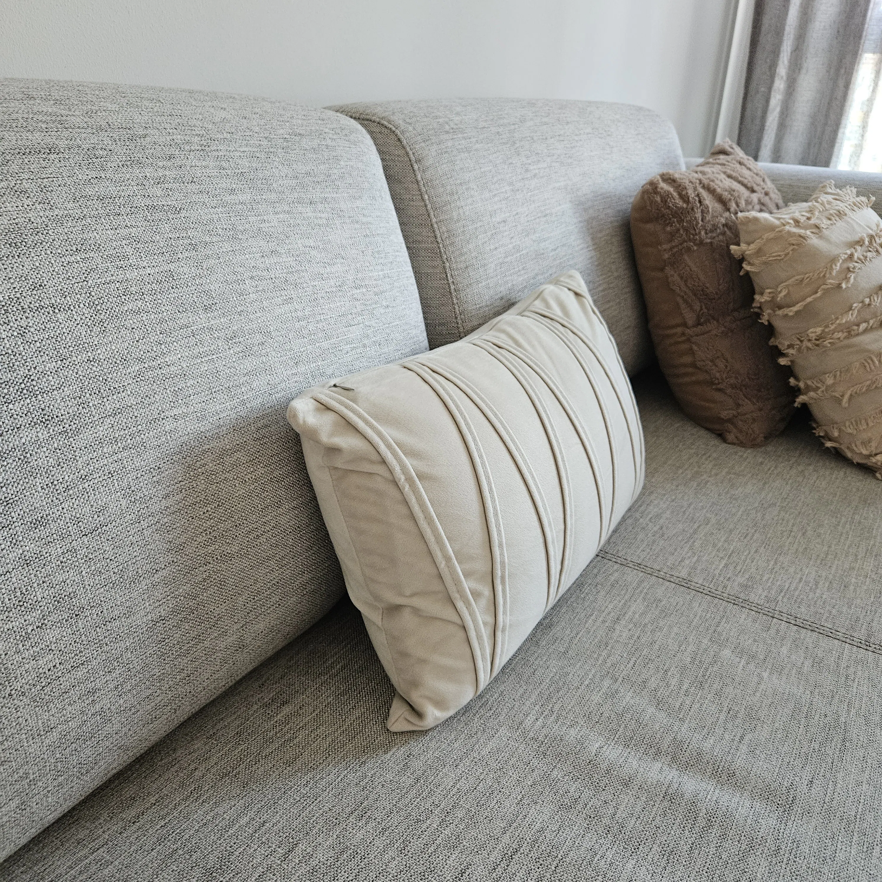 Customer home photo 3: Another good item, very durable and doesn't go out of shape.  Have been using this lumbar cushion for a few years and it is still in great condition.  Size is just right for support.
