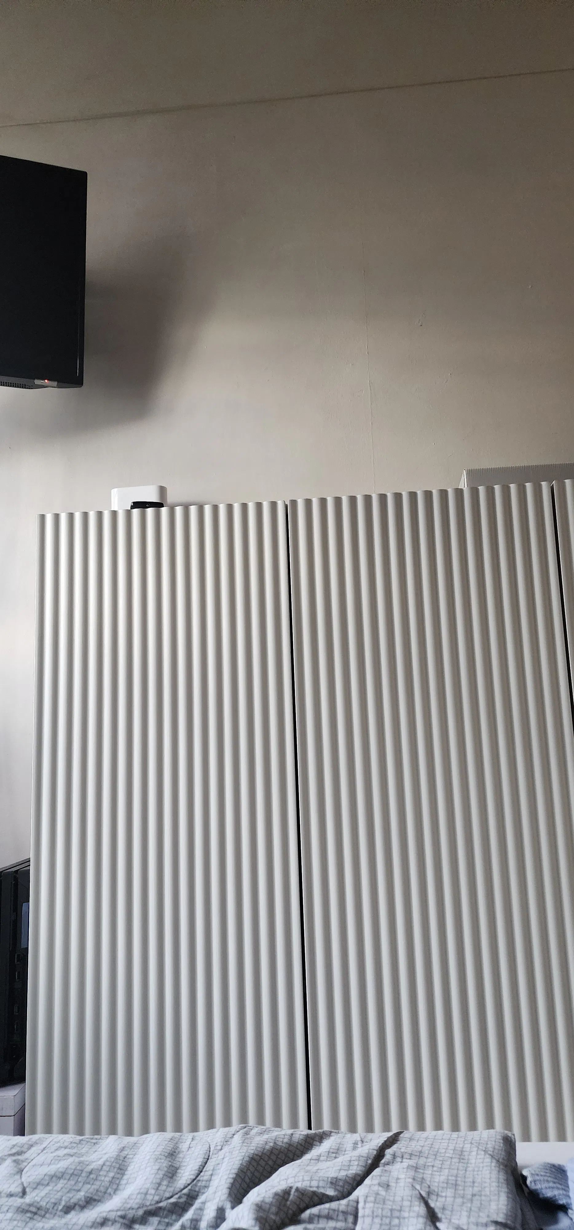 Customer home photo 45: Big and spacious to put clothes in. Cabinets are better than chest of drawers imo cos you don't have to worry the bottom of the drawer gets overloader.