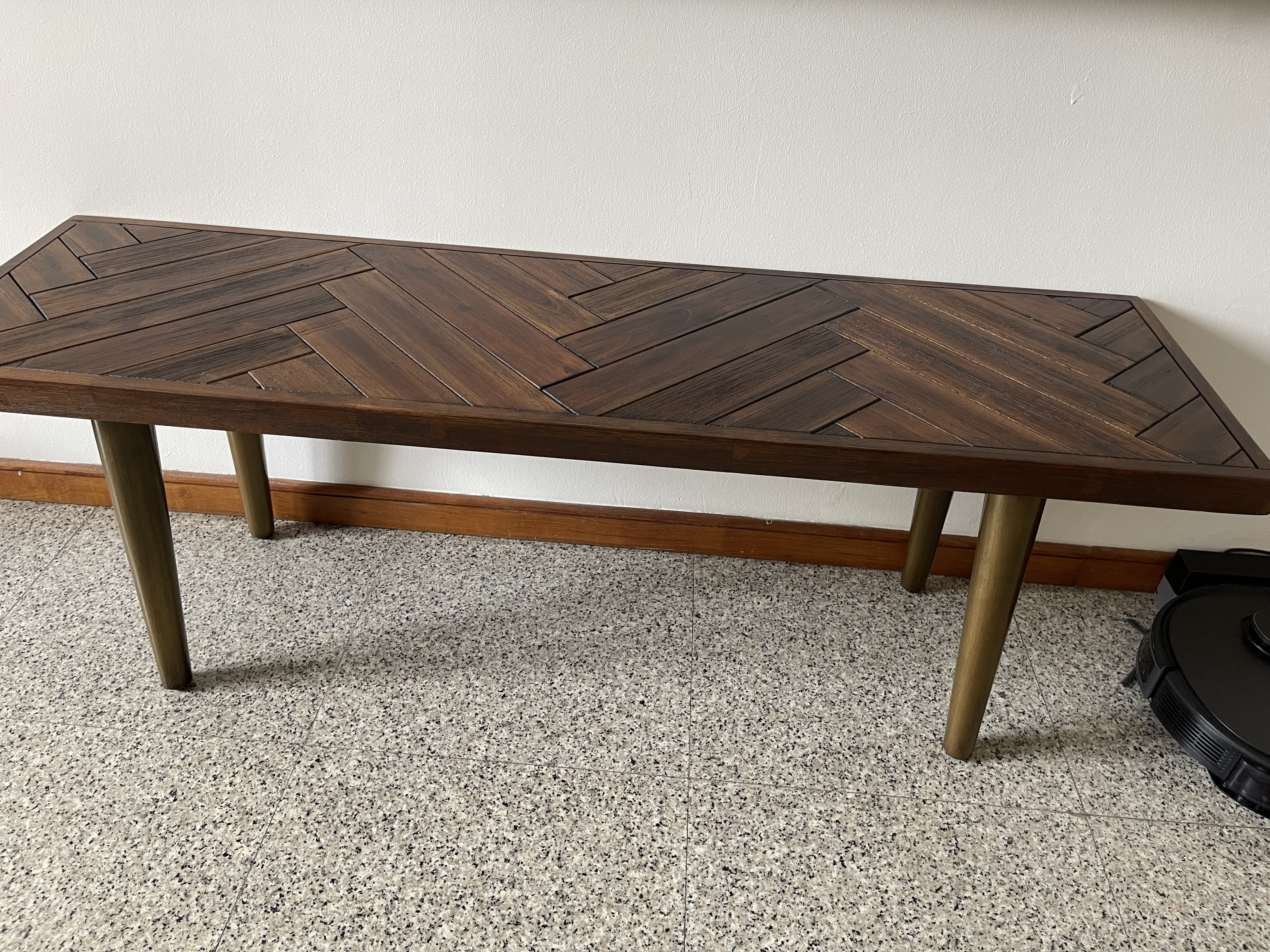 Customer home photo 5: Lovely bench. Had some issues but they promptly replaced it. Happy with the support.