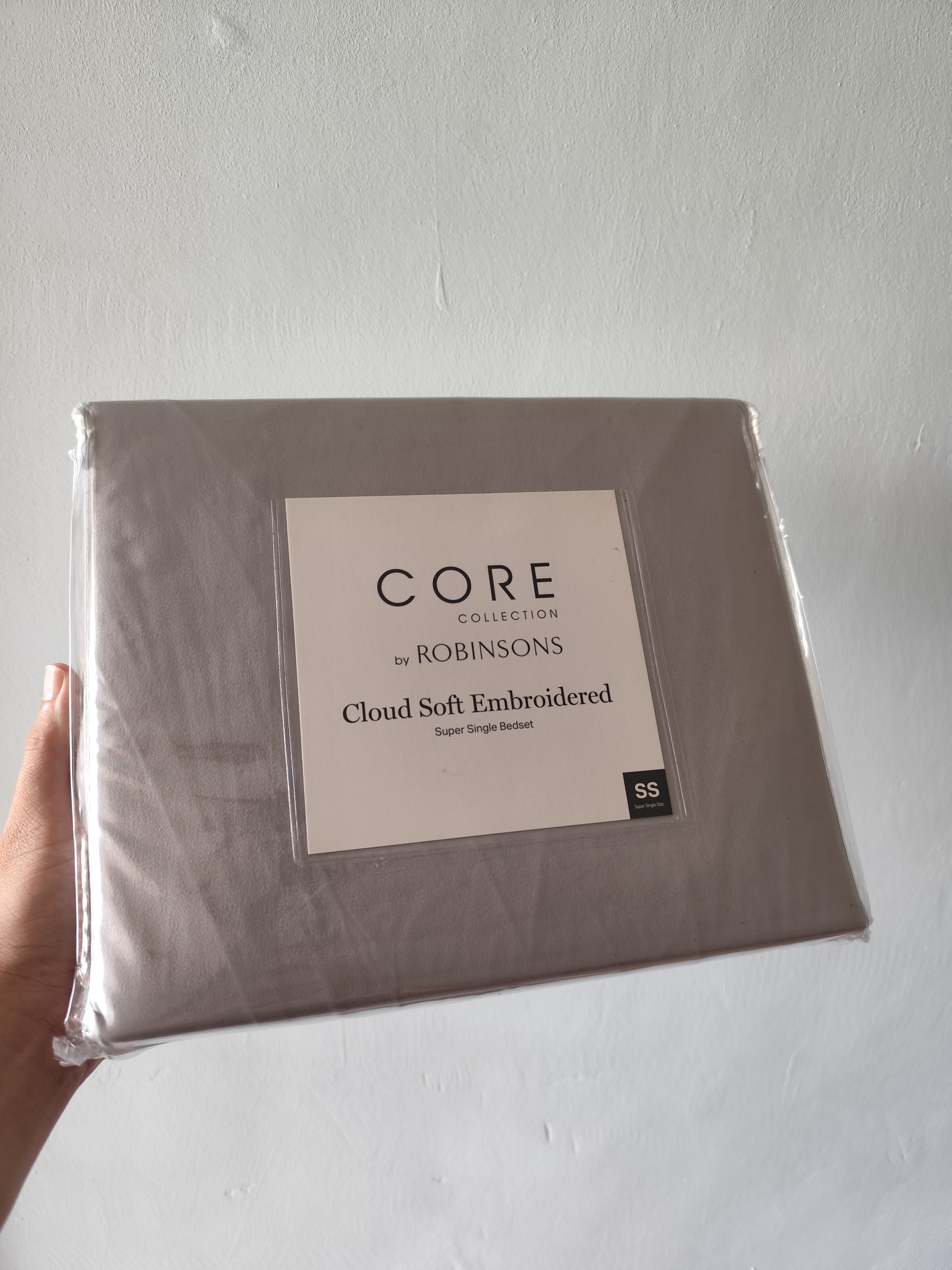 Customer home photo 2: Got it together with the levitate mattress. Fits nicely. Material is microfiber although I will prefer tencel or bamboo.