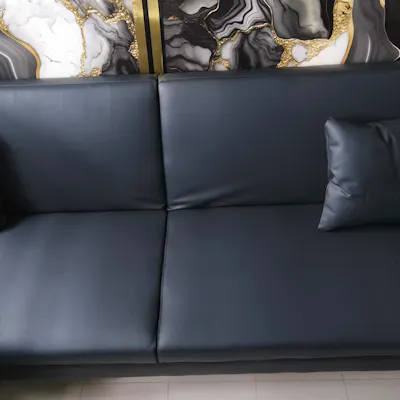 Customer home photo 1: Love that it looks simple yet so comfy! Can become a sofa bed as well ❤️
