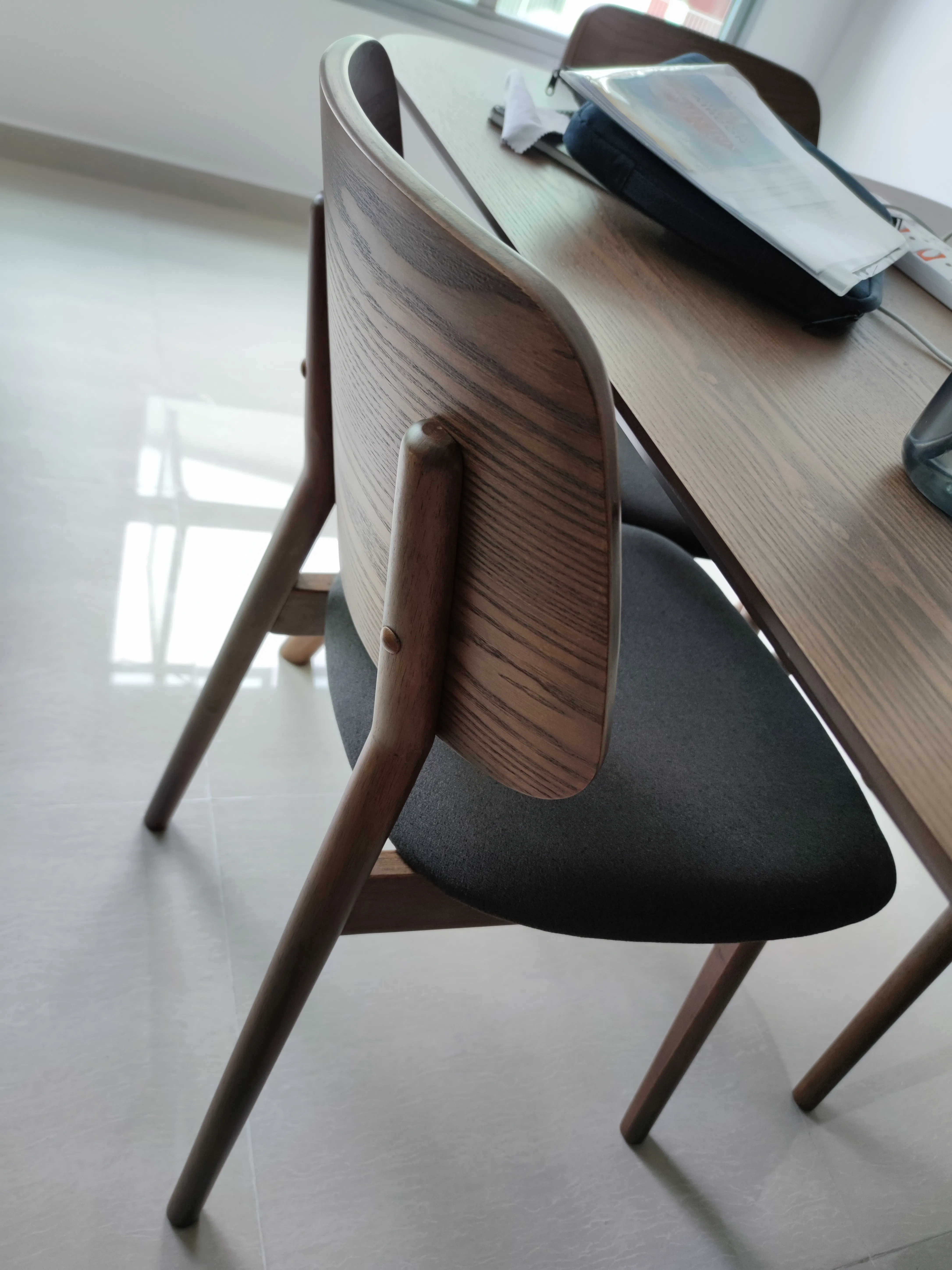 Customer home photo 5: The chairs are of good quality and they are sturdy yet comfortable. Totally love the comfort and back support!