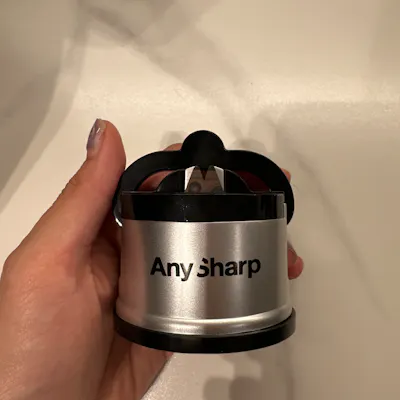 Customer home photo 2: Compact size and sharpens our knives easily