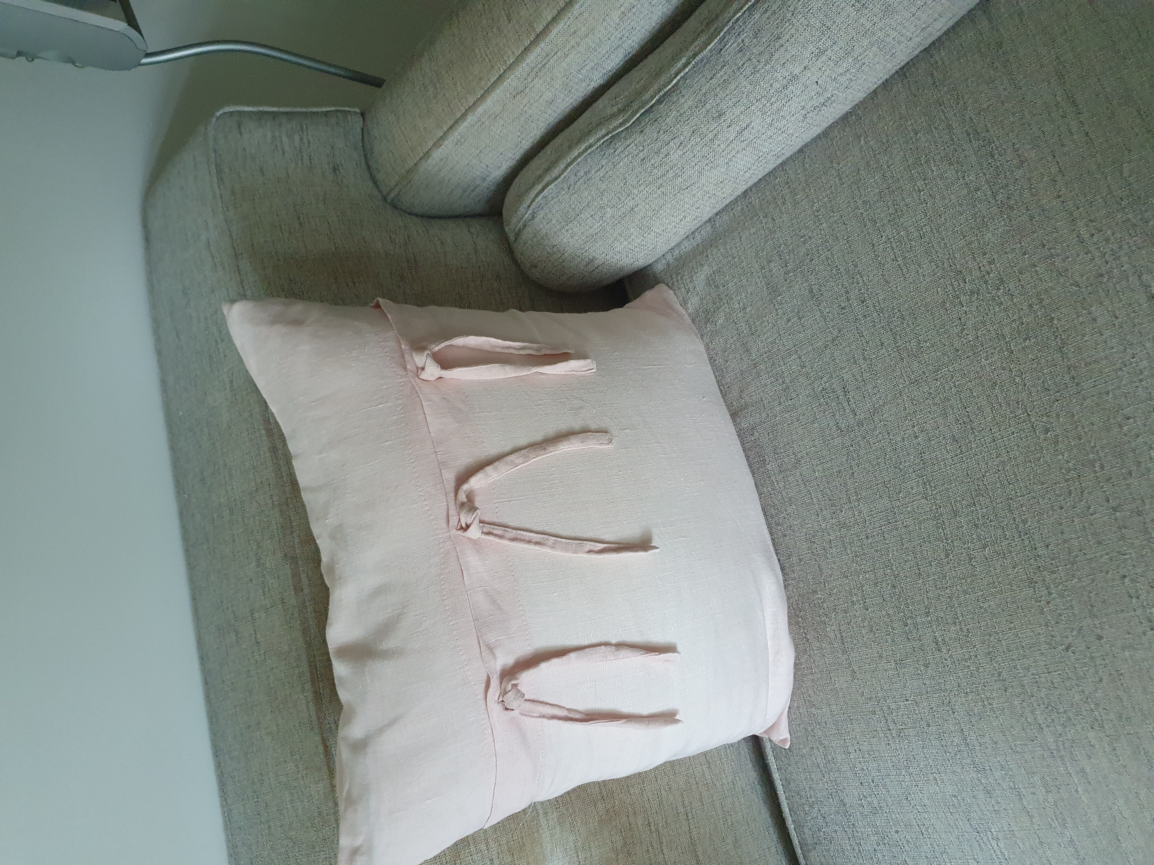 Customer home photo 15: Cushion insert is well filled and holds its shape. It's my 2nd time purchasing this from HipVan.