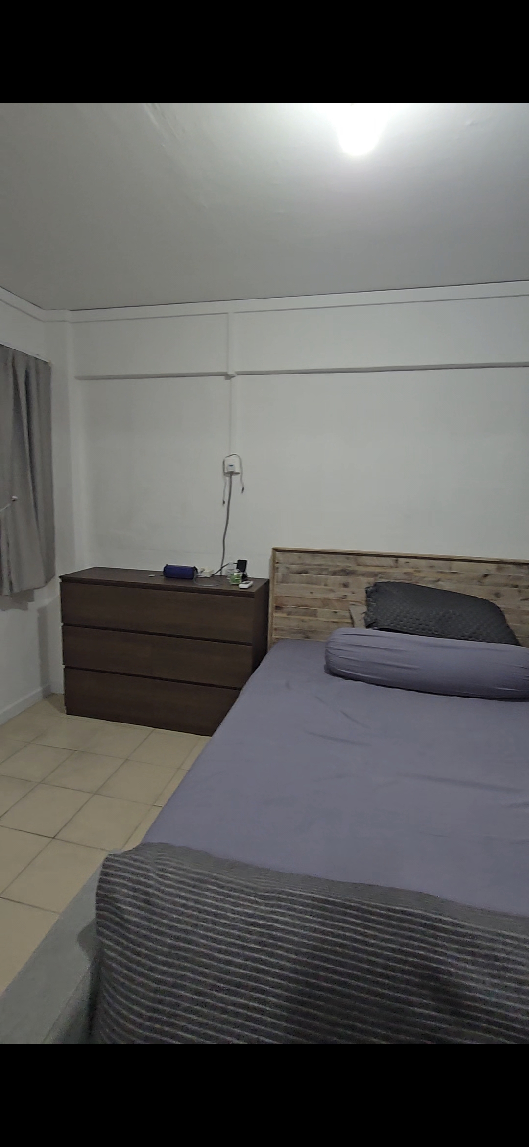 Customer home photo 3: Very spacious and good height. Love the texture and design of the wood grain.