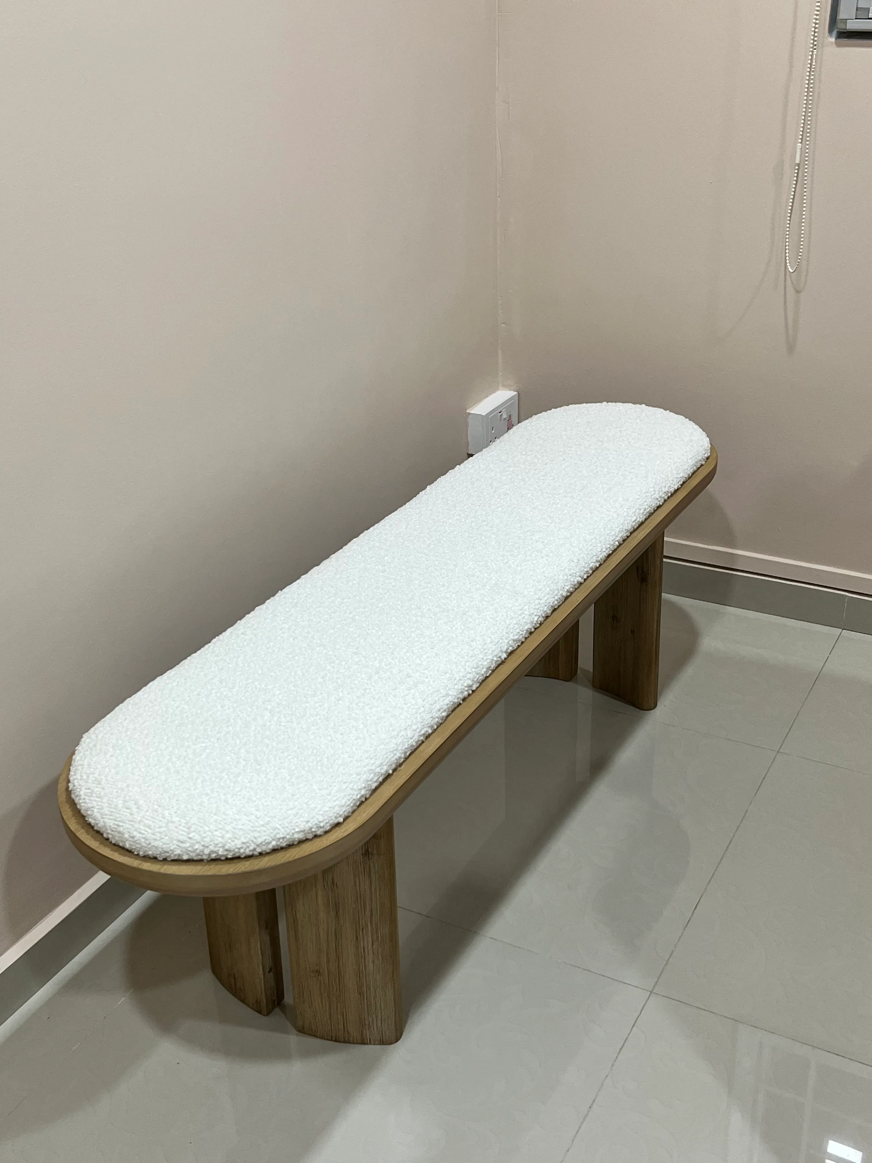 Customer home photo 1: As good as in the online pictures!!! So soft and comfy - can’t wait to pair it with my dining table. 

Delivery was smooth also 🙏🏽