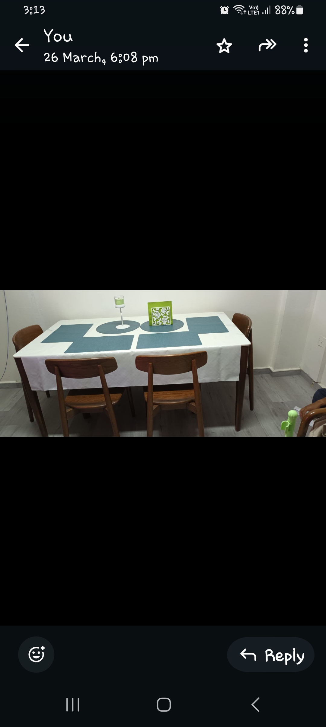 Customer home photo 17: Nice and spacious. Heavy , solid wood n