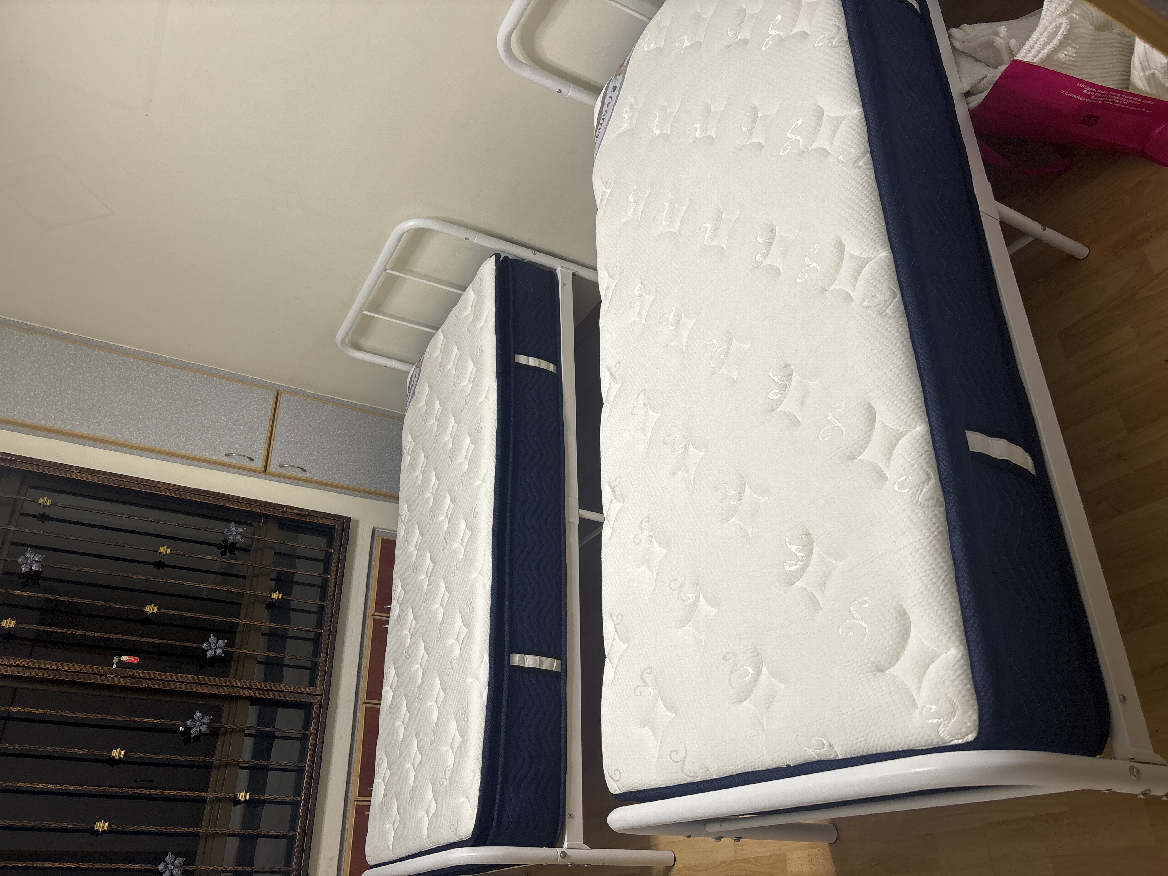 Customer home photo 3: Sturdy and solid metal bed frame.

Bought 2 for 1 of my room
