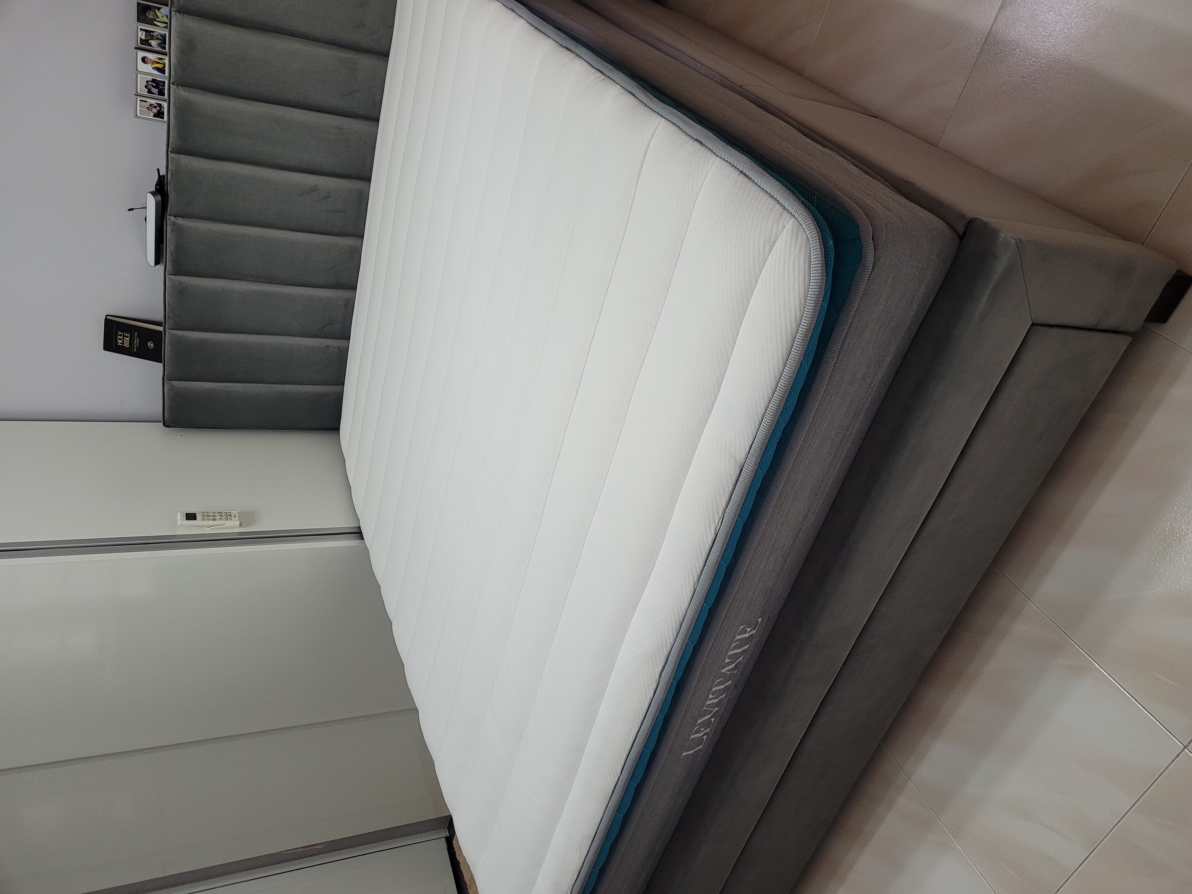 Customer home photo 30: Mattress is great, firm and comfy. Waiting 7 days to see its full potential but so far so comfy