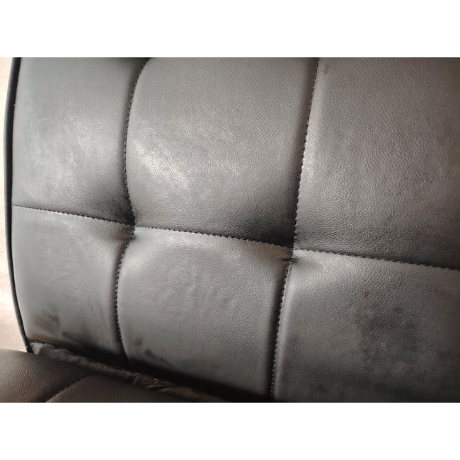 (As-is) Tucson 2 Seater Sofa - Cocoa, Espresso (Faux Leather) - 6 - 7