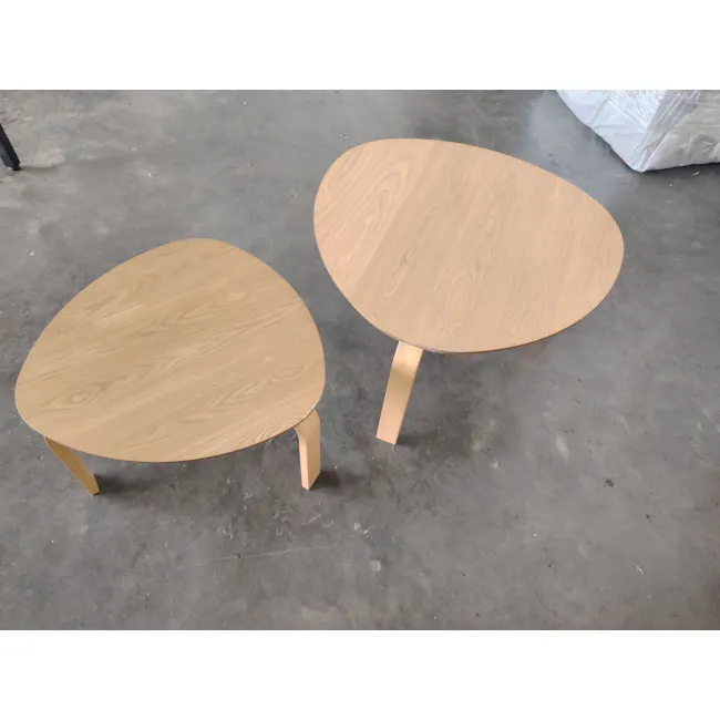 (As-is) Stephanie Nesting Coffee Table - Oak - 1 - 2