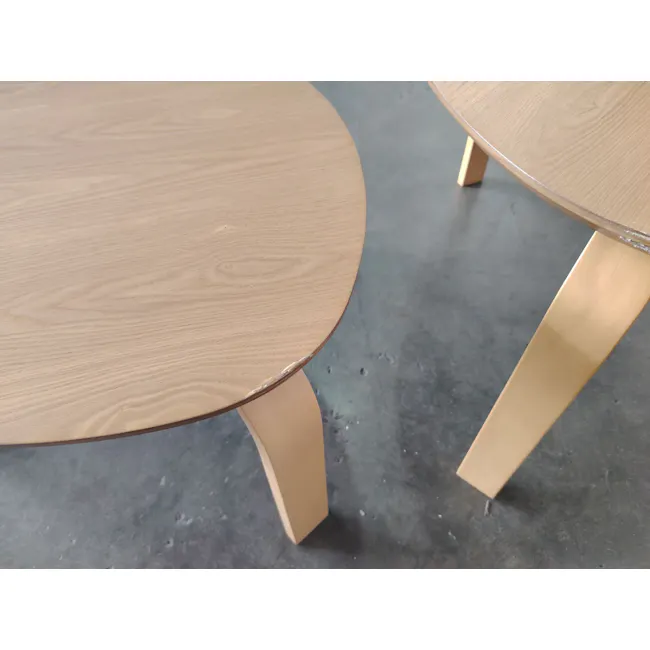 (As-is) Stephanie Nesting Coffee Table - Oak - 1 - 5