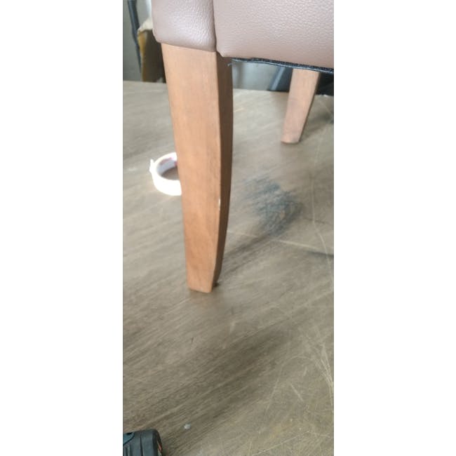 (As-is) Nora Dining Chair - Cocoa, Mocha (Faux Leather) - 8 - 5