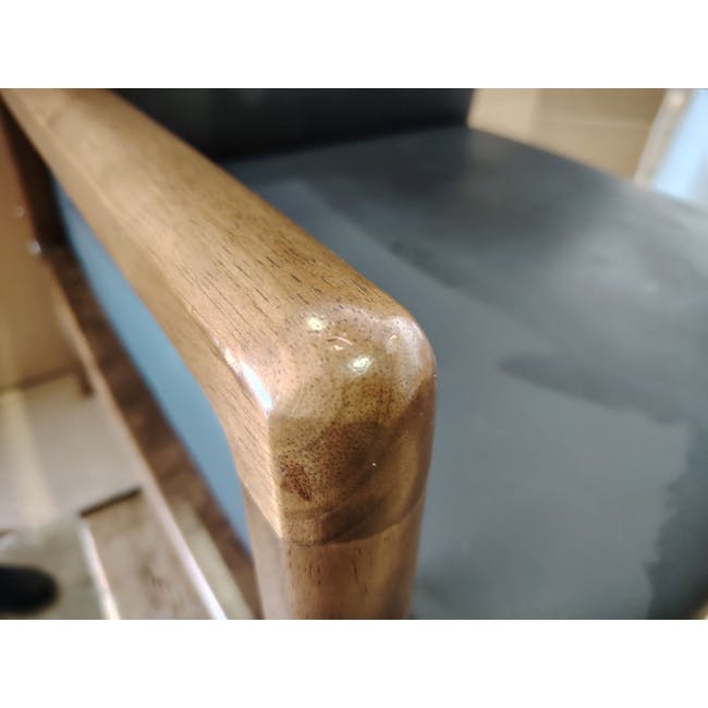 (As-is) Mendo Armchair - Espresso (Faux Leather) - 5