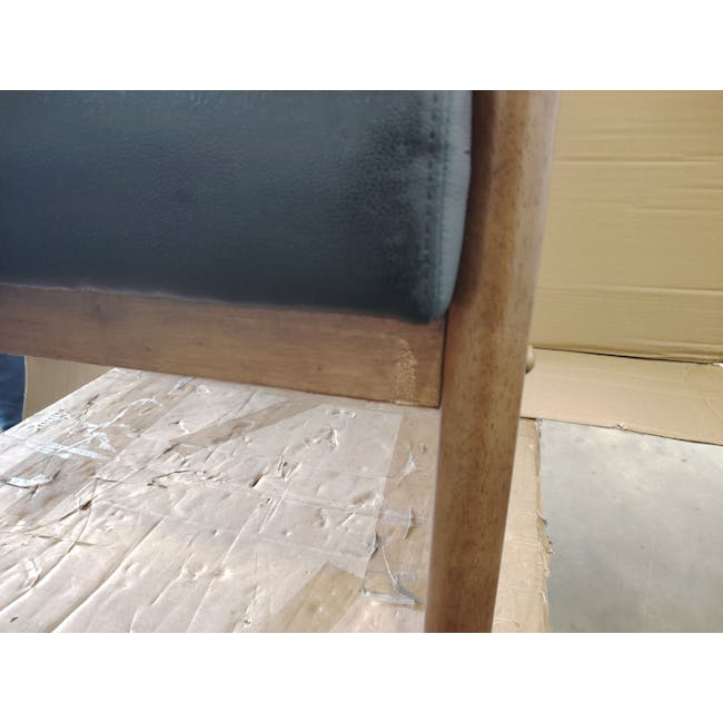 (As-is) Mendo Armchair - Espresso (Faux Leather) - 4