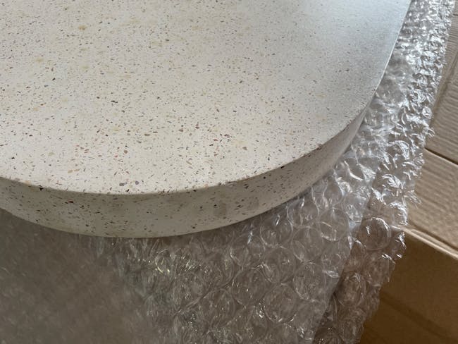 (As-is) Ellie Terrazzo Dining Table 1.6m - 4