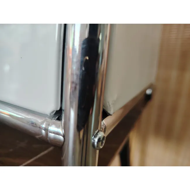 (As-is) Cusso Stainless Steel 2x2 Cabinet - Pure White - 6