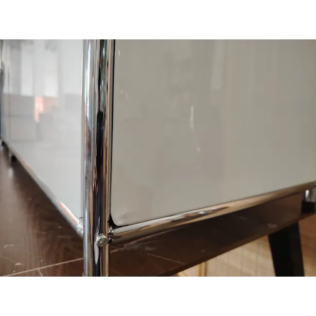 (As-is) Cusso Stainless Steel 2x2 Cabinet - Pure White - 7