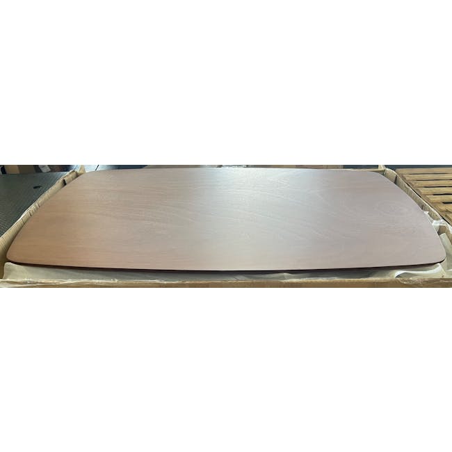 (As-is) Allison Dining Table 1.2m - Cocoa - 1 - 2