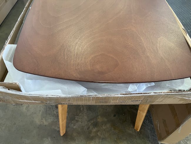 (As-is) Allison Dining Table 1.2m - Cocoa - 1 - 3