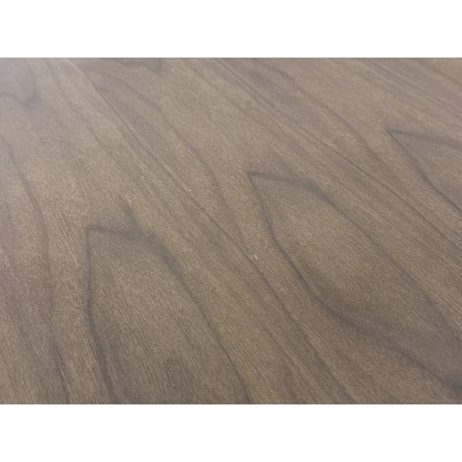 (As-is) Pablo Round Coffee Table - Walnut - 2 - 3 - Wooden surface, natural wood grain, wood texture, wood pattern, wood