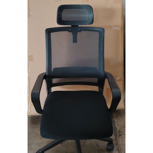 (As-is) Kingsley High Back Mesh Office Chair - Black - 2 - 2